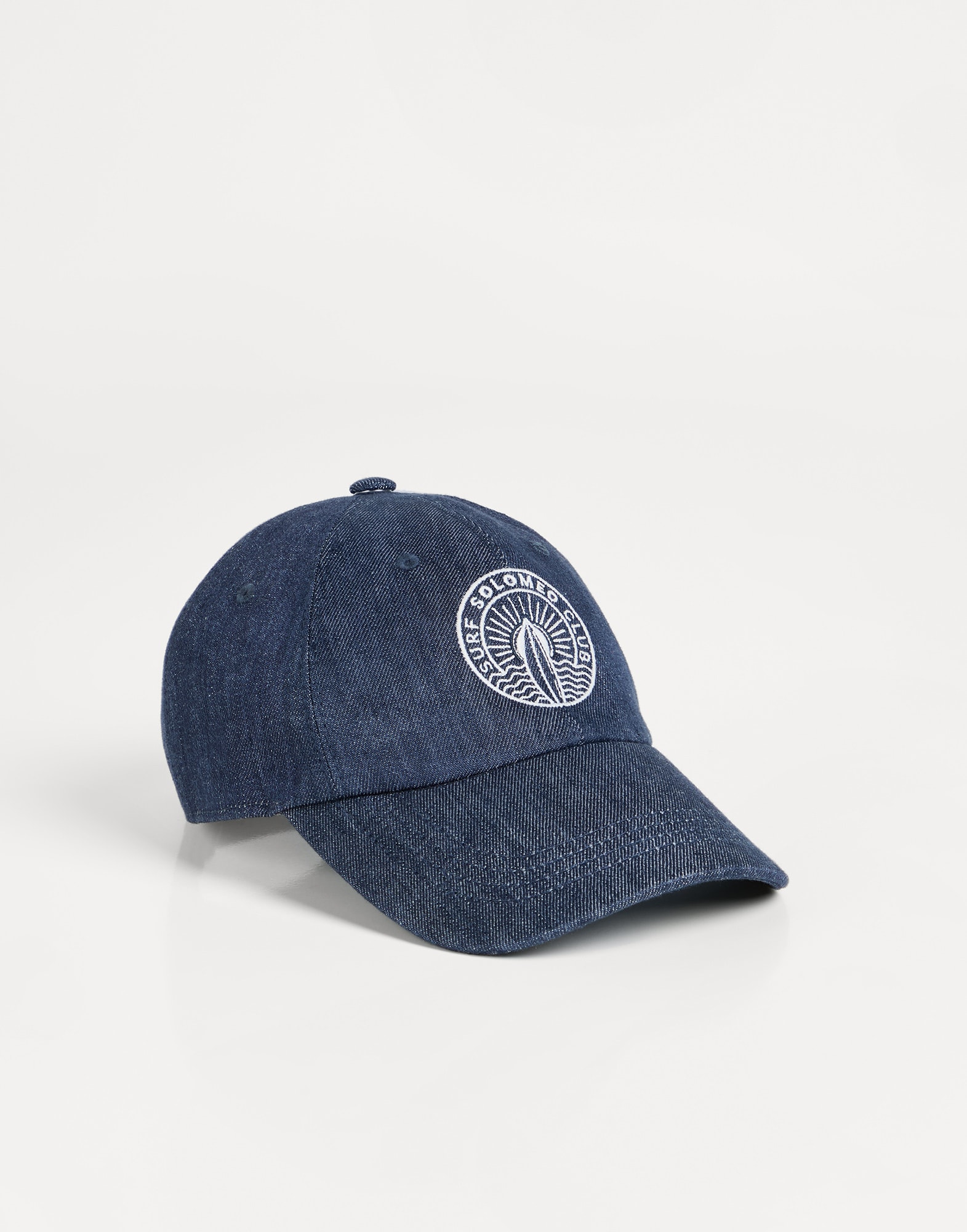 Baseball cap with embroidery Blue Boys - Brunello Cucinelli
