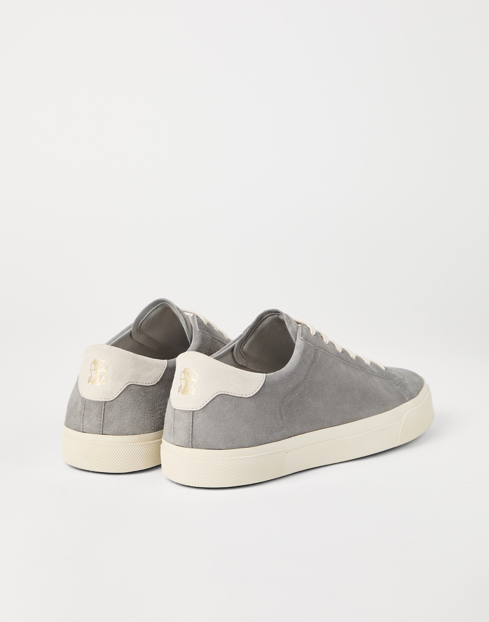 Suede sneakers for Man in Marine Blue | Brunello Cucinelli Suede sneakers for Man in Marine Blue | Brunello Cucinelli