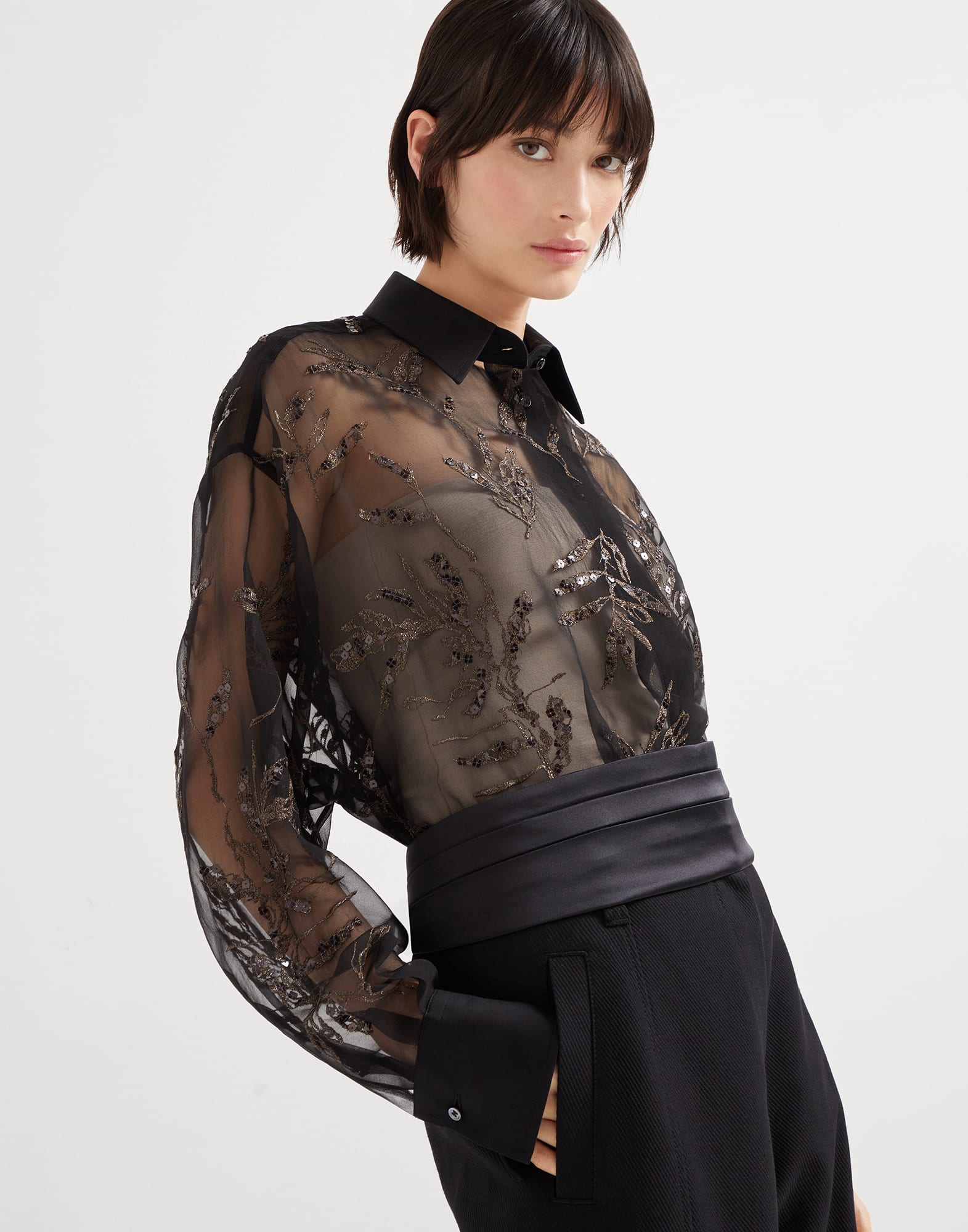 Silk Shirt - Editorial view - View Full Screen