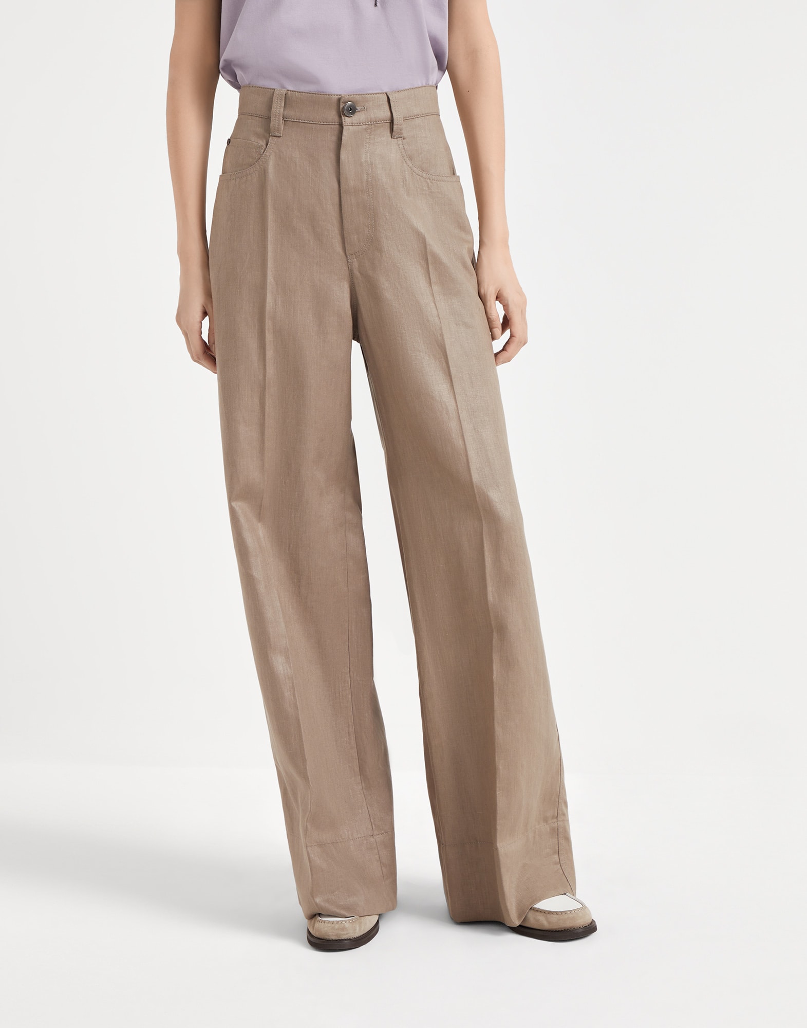 パンツ BRUNELLO CUCINELLI Woman Pants Clay Color ML996P5896 パンツ BRUNELLO CUCINELLI Woman Pants Clay Color ML996P5896