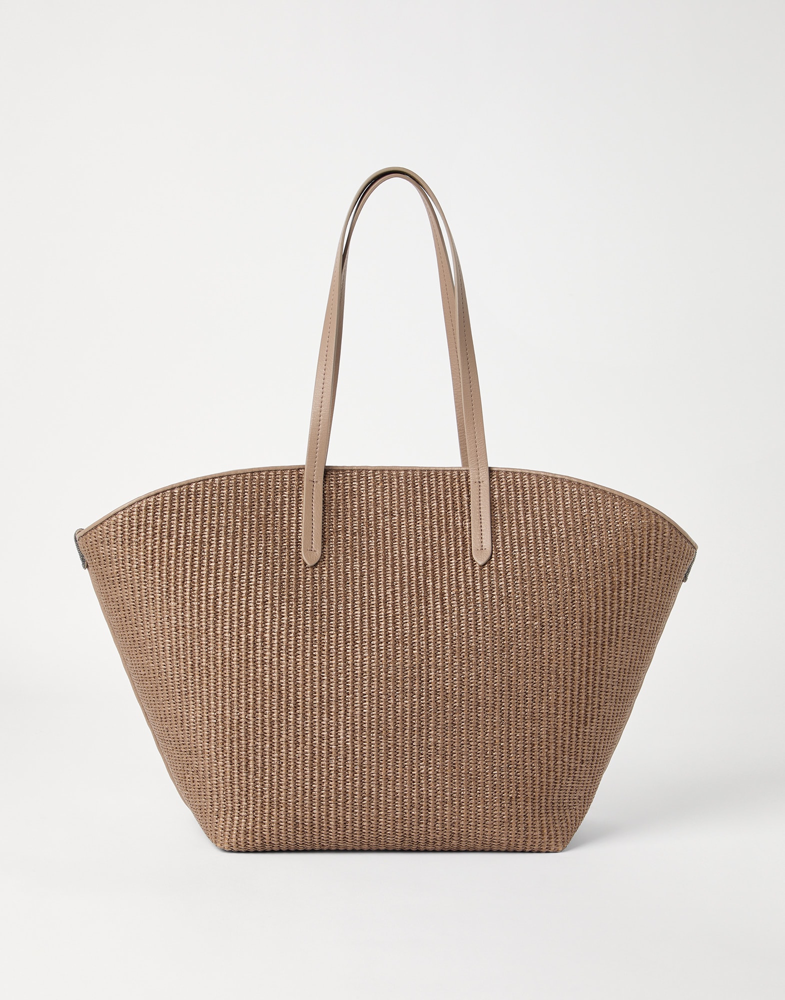 Shopper Panier in rafia Marrone Chiaro Donna - Brunello Cucinelli