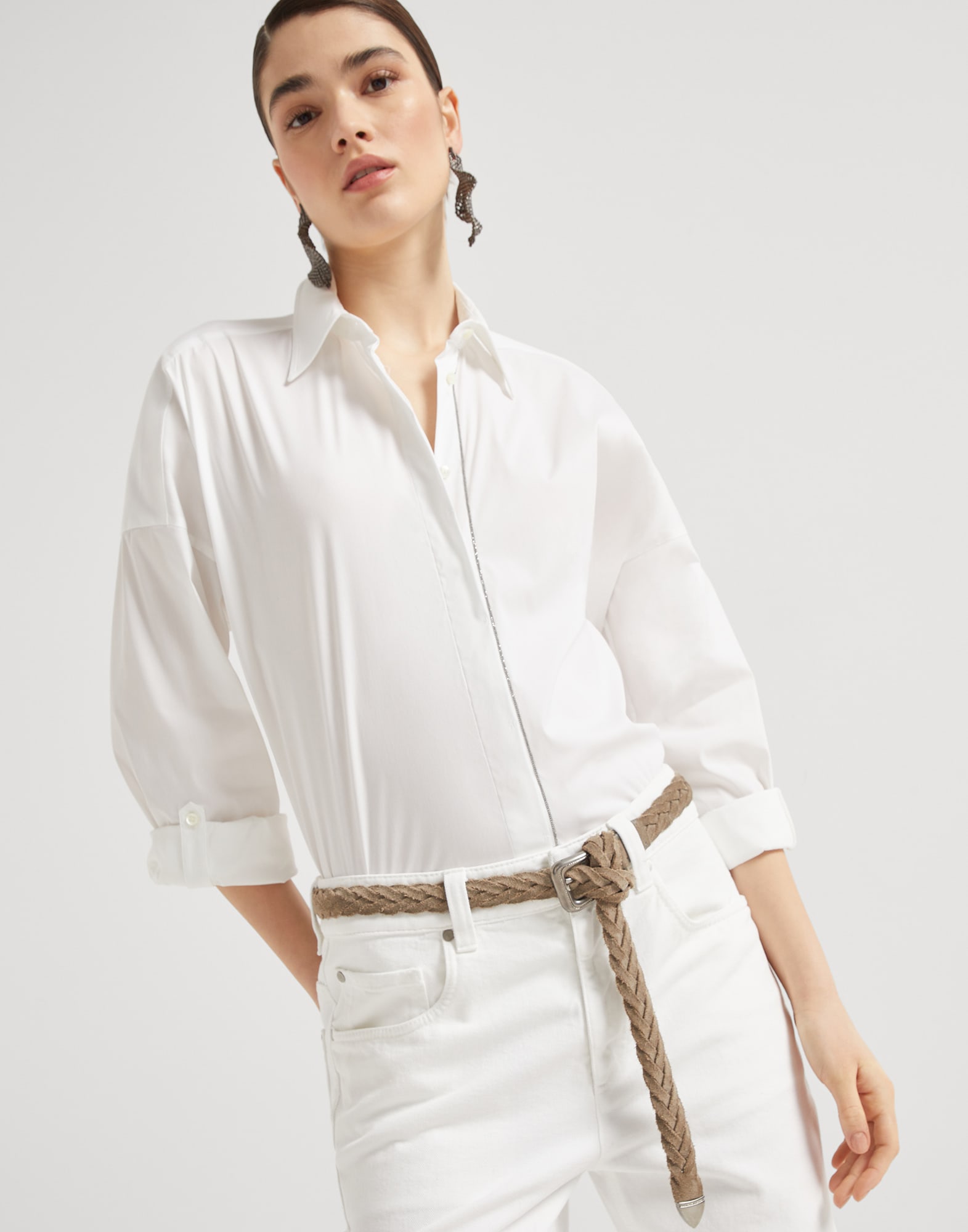 Camisa de Algodón - Vista editorial - Ver pantalla completa