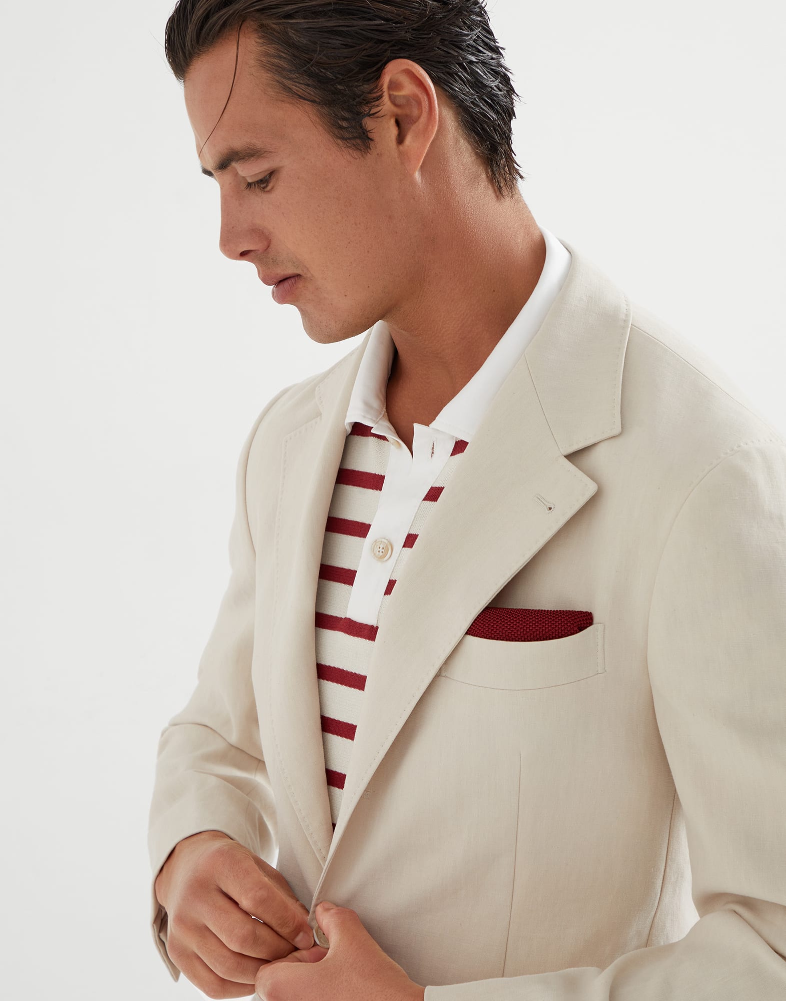 One-and-a-Half-Breasted Blazer - Detail view - View Full Screen