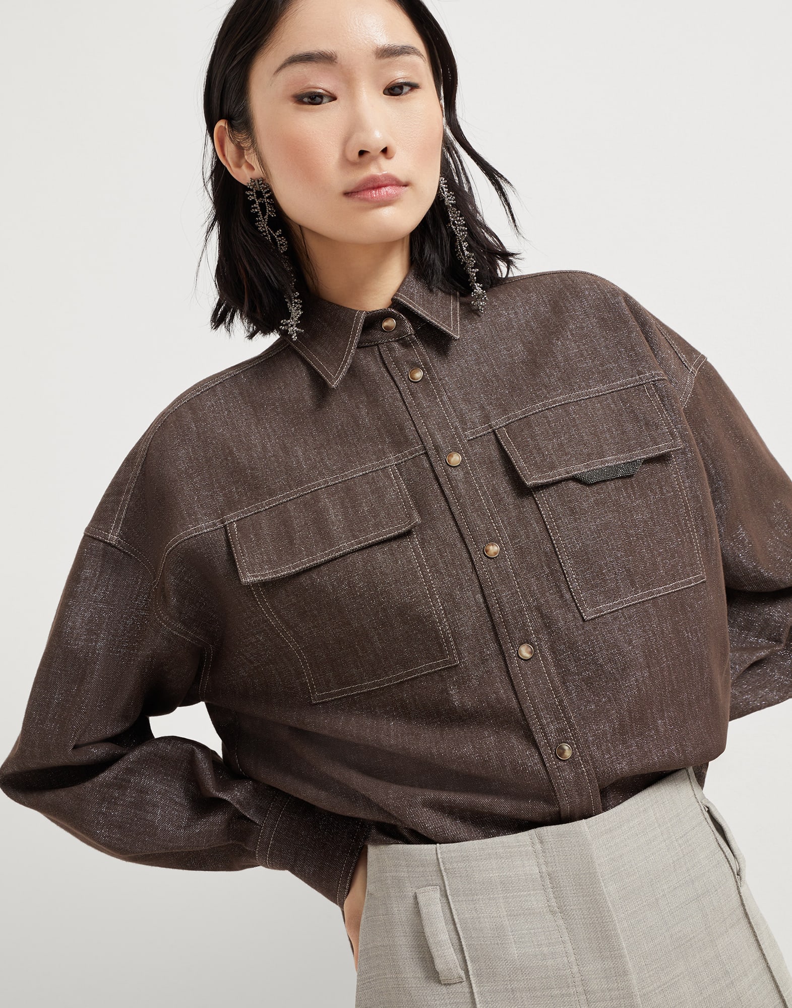 Denim Shirt - Editorial view - View Full Screen