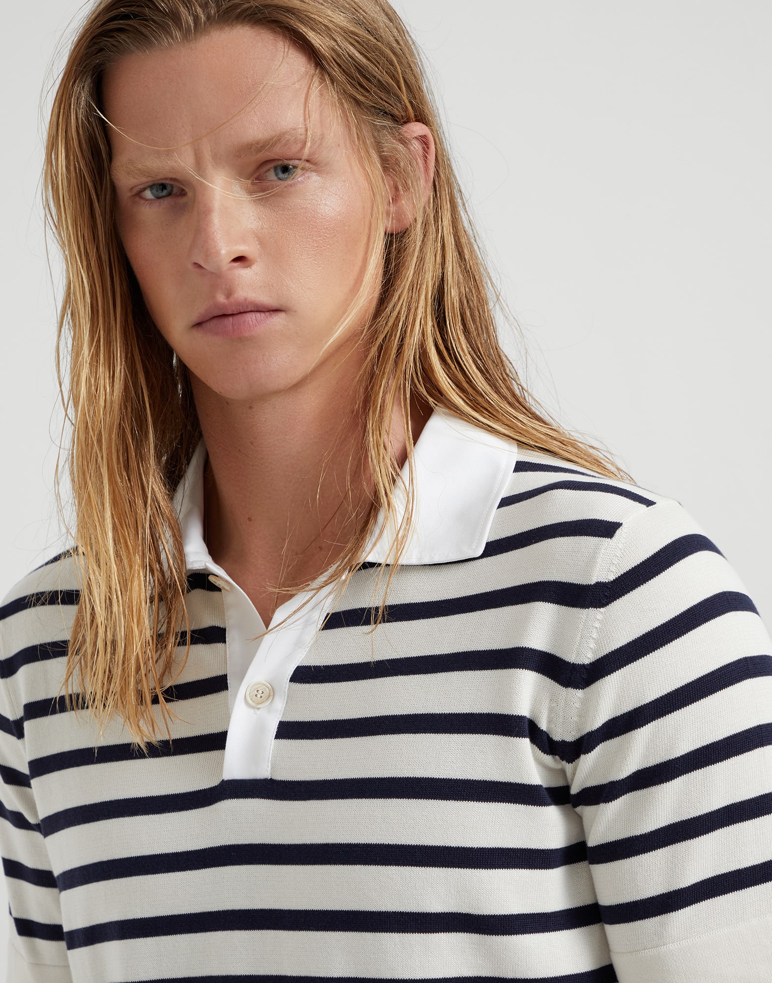 Polo-Style Sweater - Detail view - View Full Screen