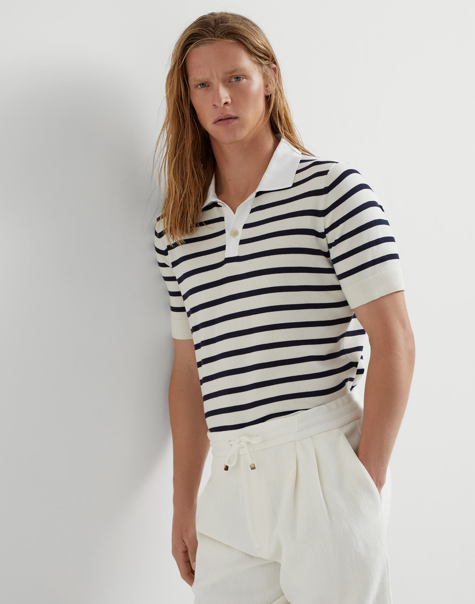 Polo-Style Sweater - Editorial view - View Full Screen