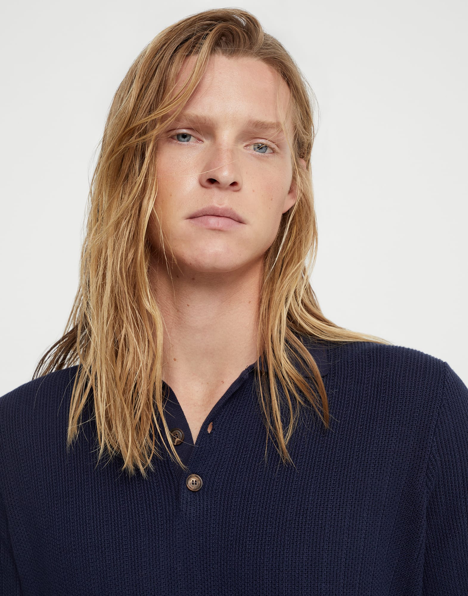 Polo-Style Sweater - Detail view - View Full Screen