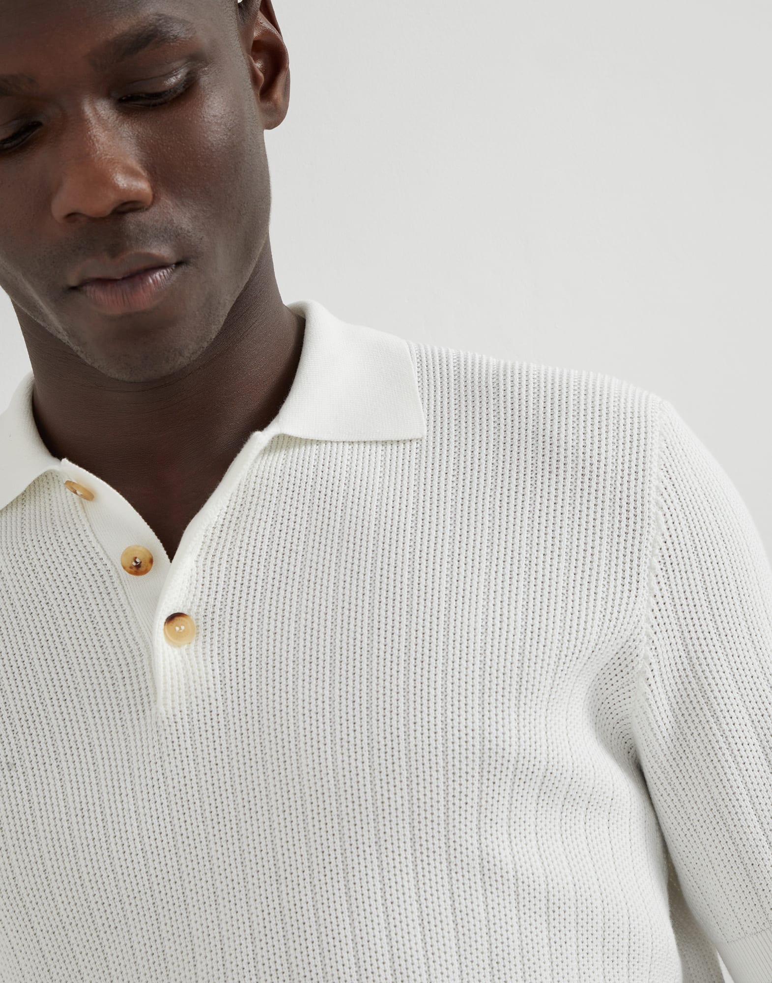 Polo-Style Sweater - Detail view - View Full Screen
