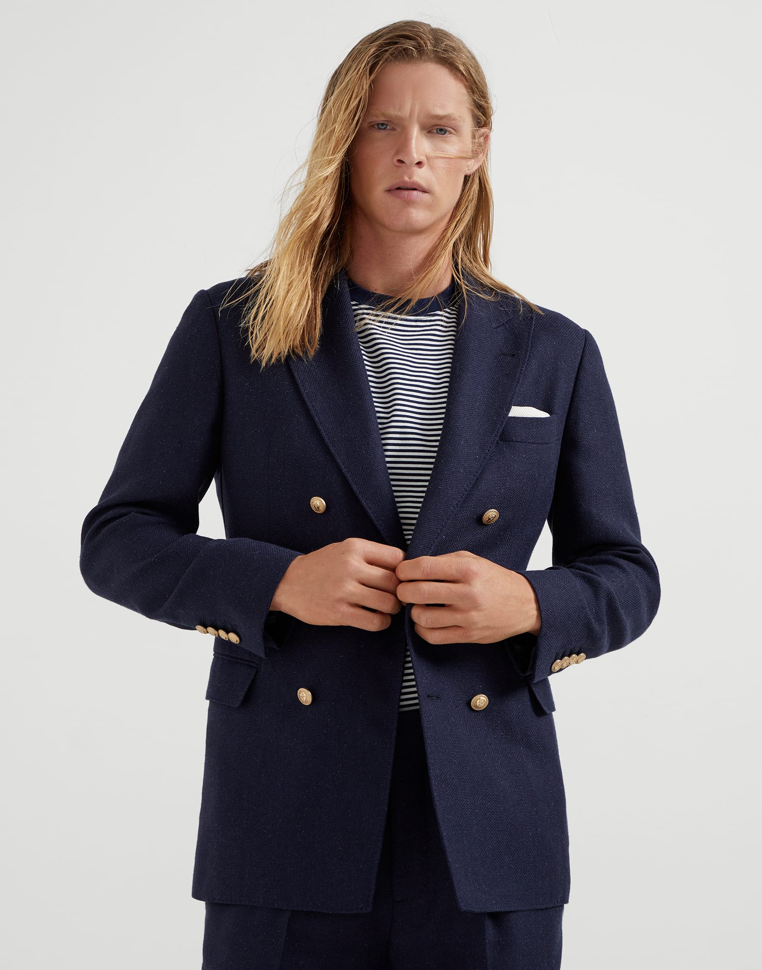One-and-a-Half-Breasted Blazer - Editorial view - View Full Screen
