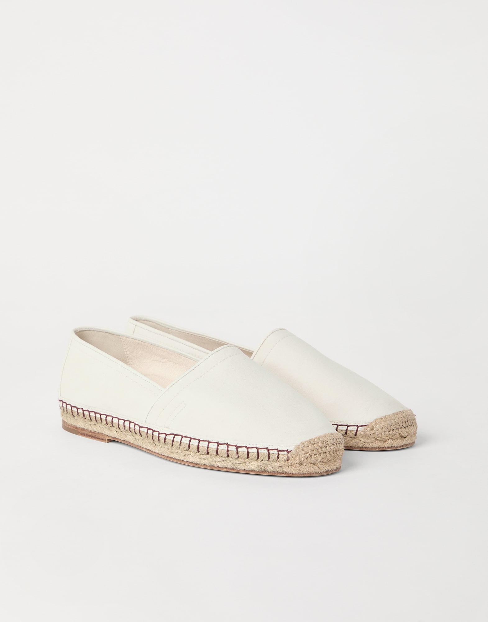 Canvas espadrilles Off-White Man - Brunello Cucinelli