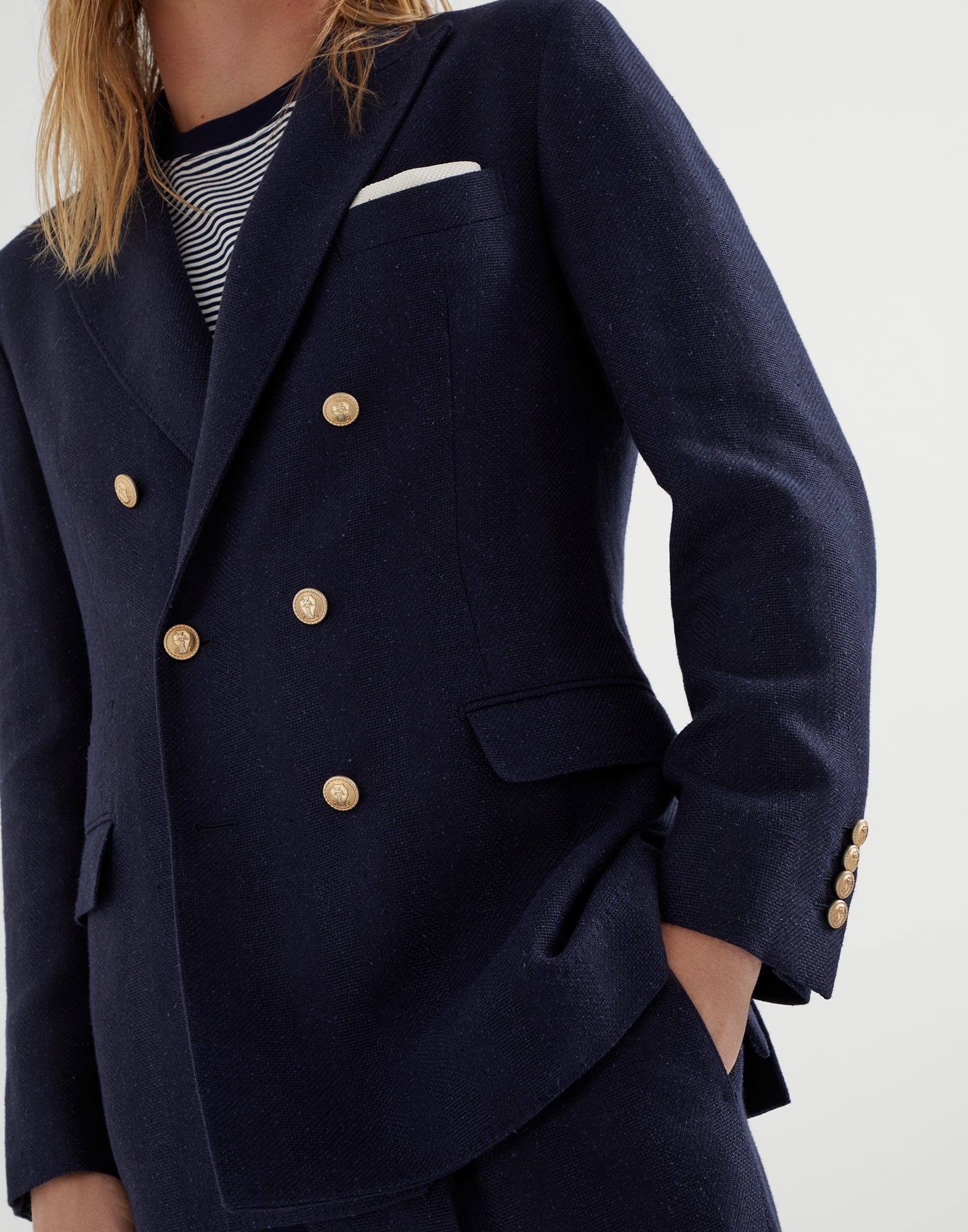 西装套装 - 细节视角 - 正面观看 - 全屏观看