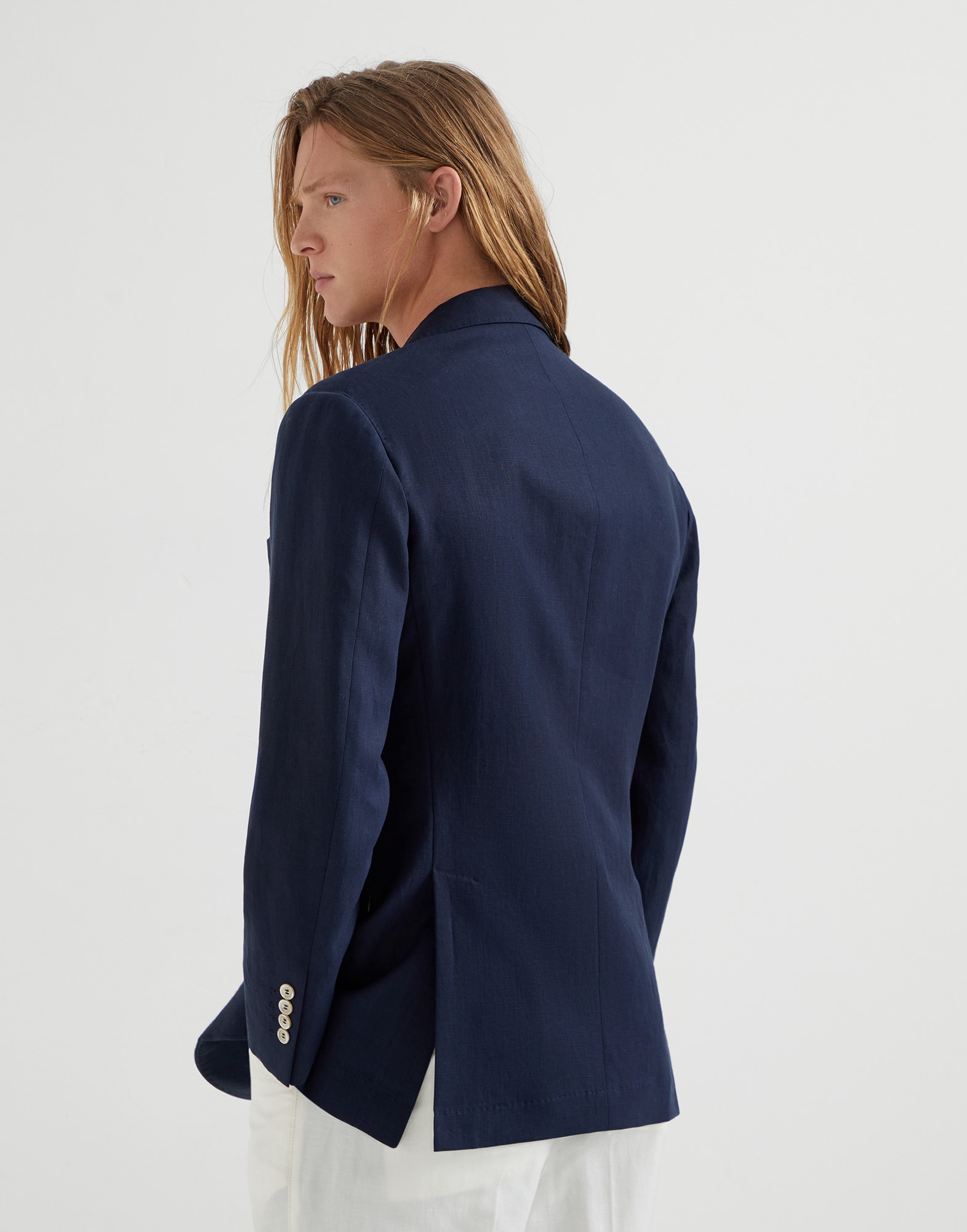One-and-a-Half-Breasted Blazer - Back view - View Full Screen