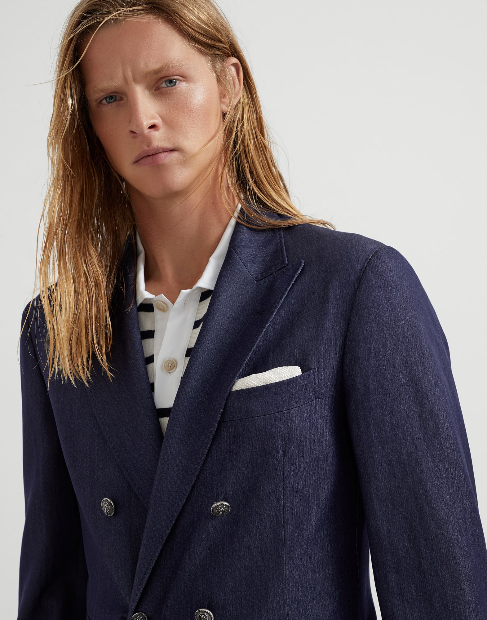 One-and-a-Half-Breasted Blazer - Detail view - View Full Screen
