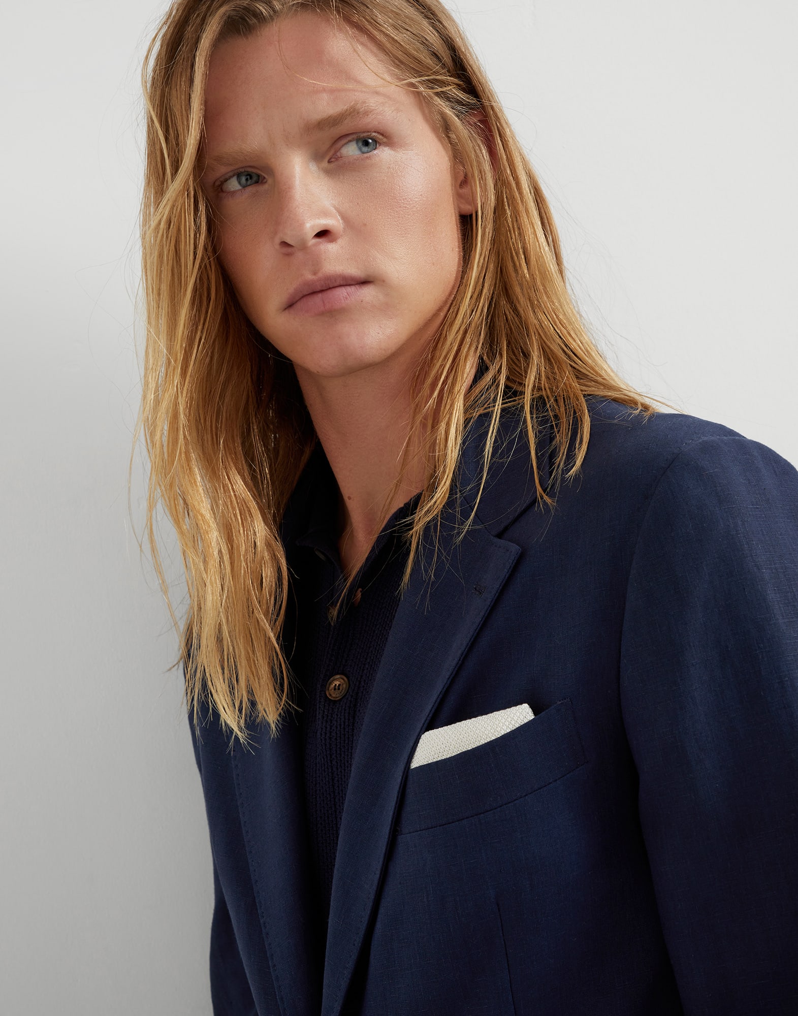 One-and-a-Half-Breasted Blazer - Detail view - View Full Screen