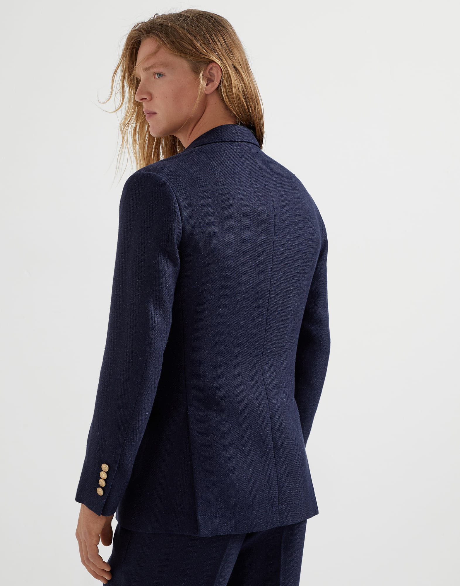 One-and-a-Half-Breasted Blazer - Back view - View Full Screen