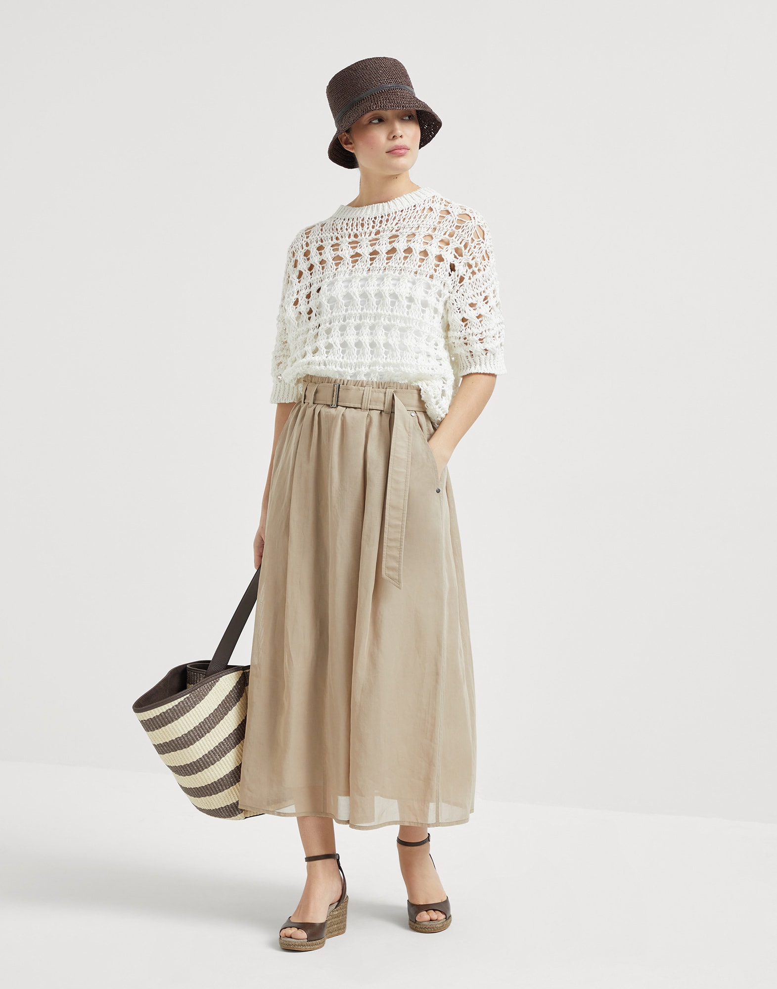 Midi Skirt - Full look - View Full Screen