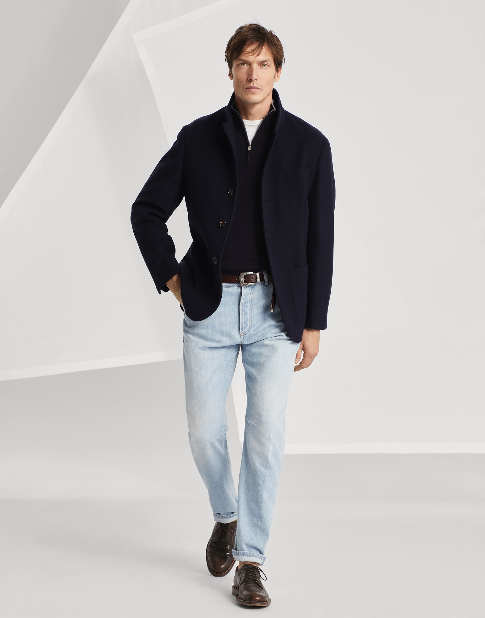 Blazer-style Outerwear - Full look - View Full Screen