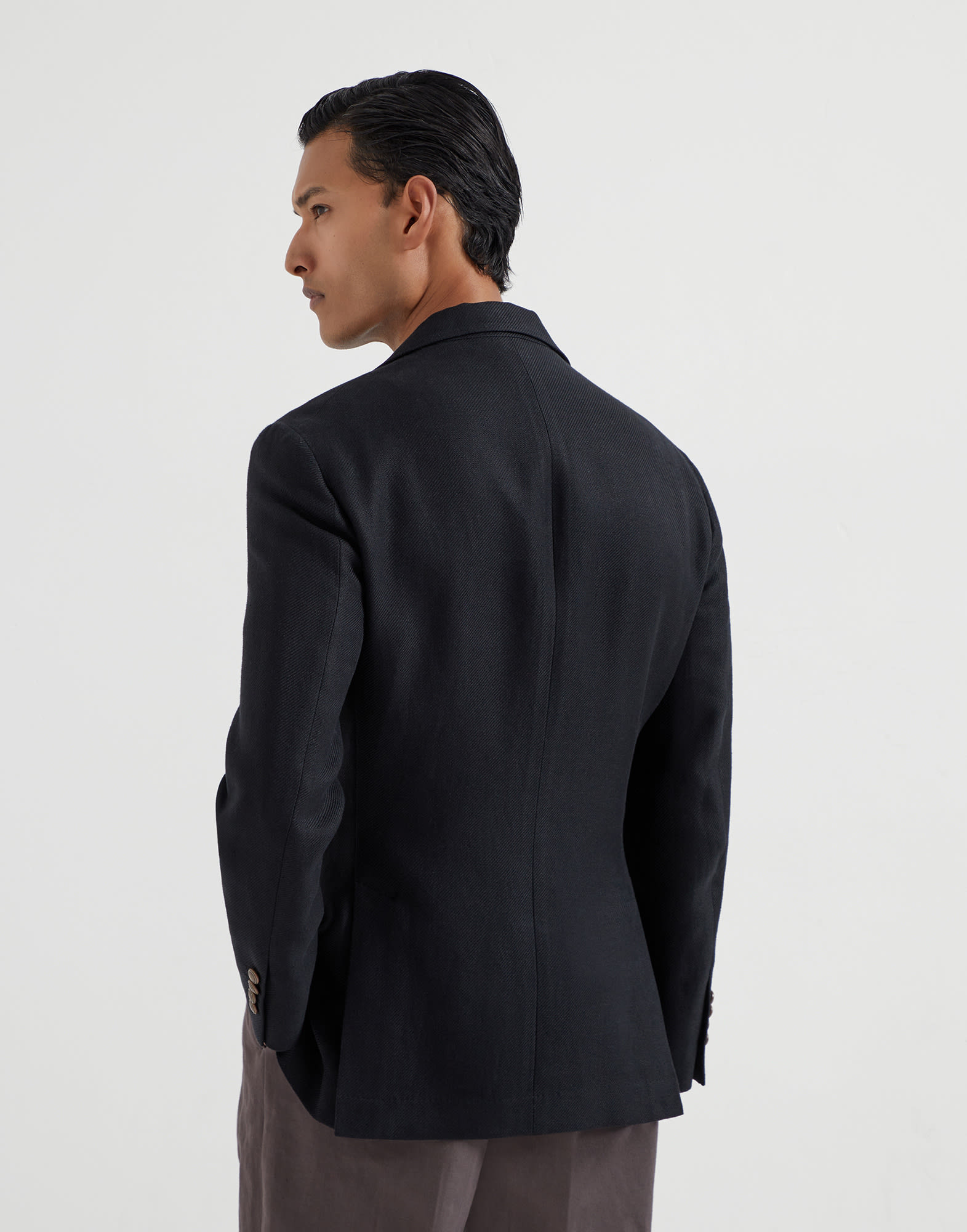 One-and-a-Half-Breasted Blazer - Back view - View Full Screen