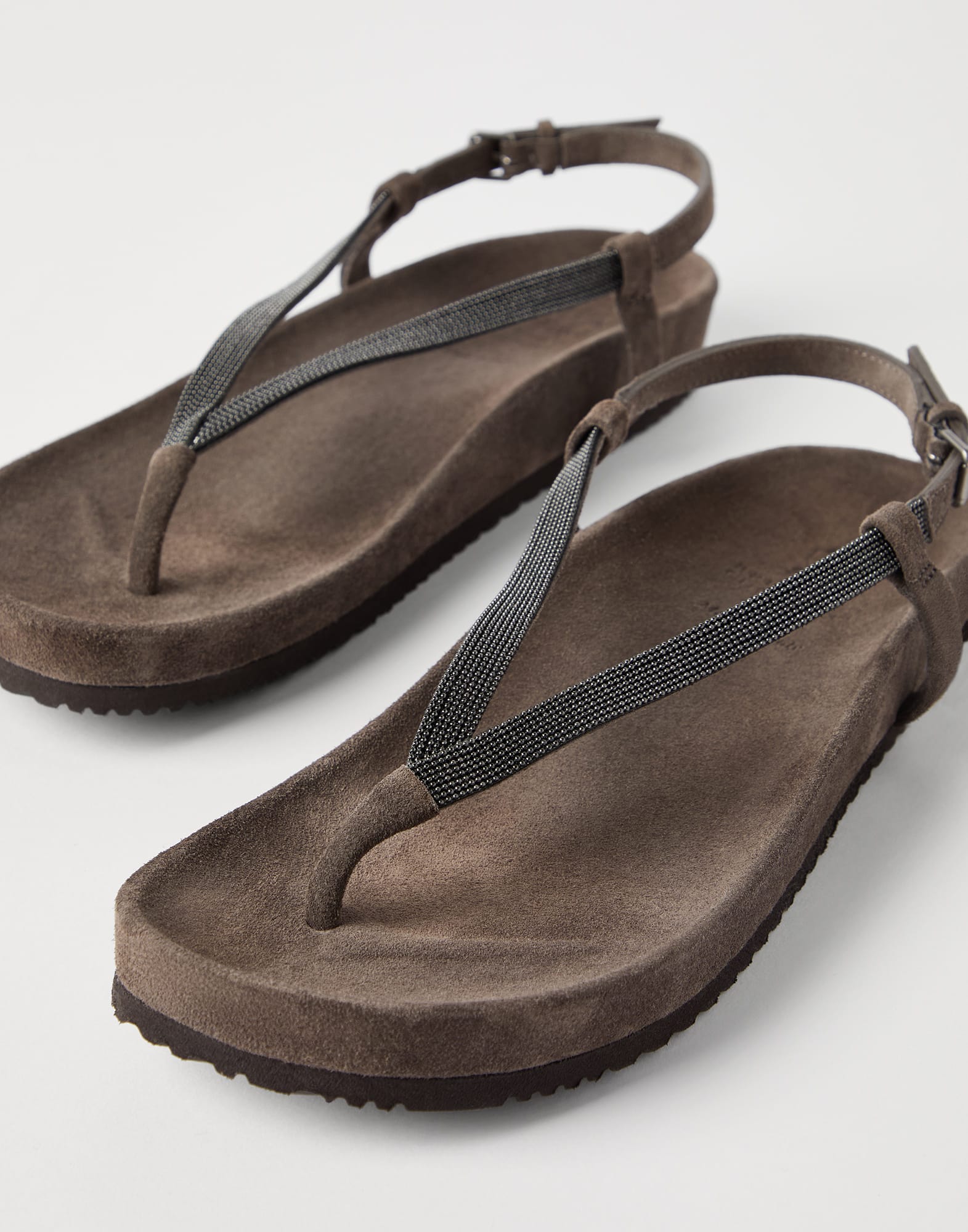 Sandals with Fastening - Detail view - View Full Screen