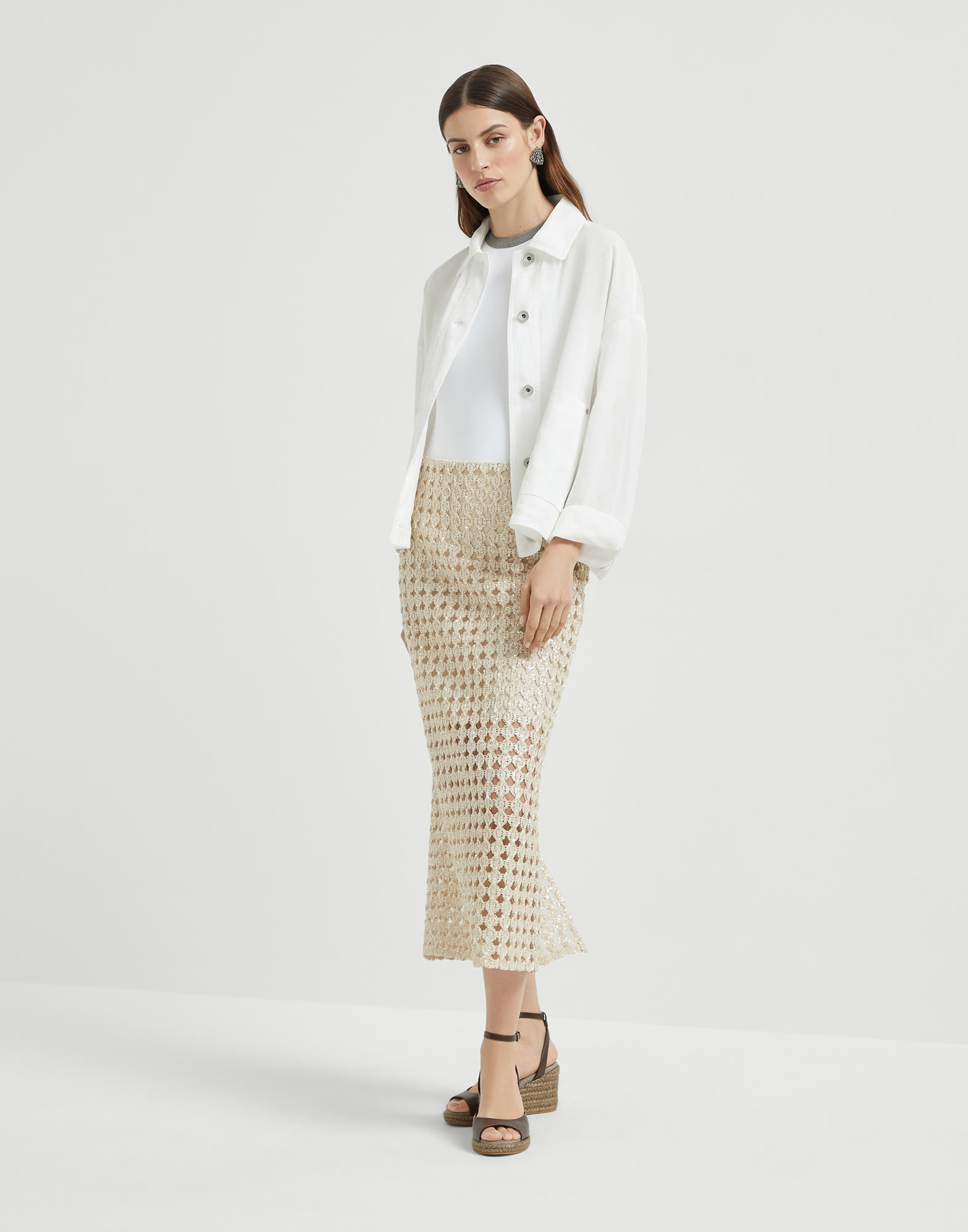 Midi Skirt - Full look - View Full Screen