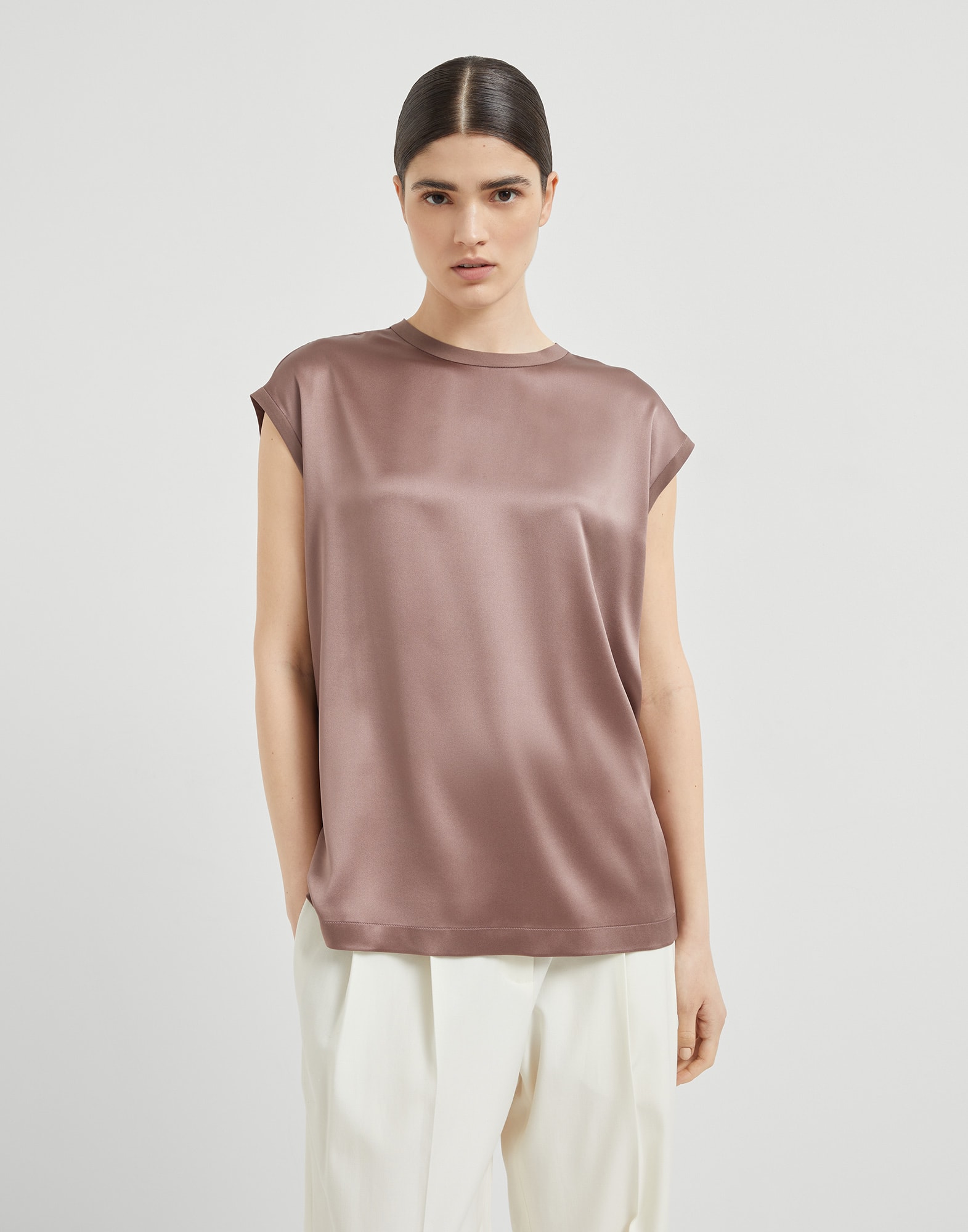 T-shirt in raso