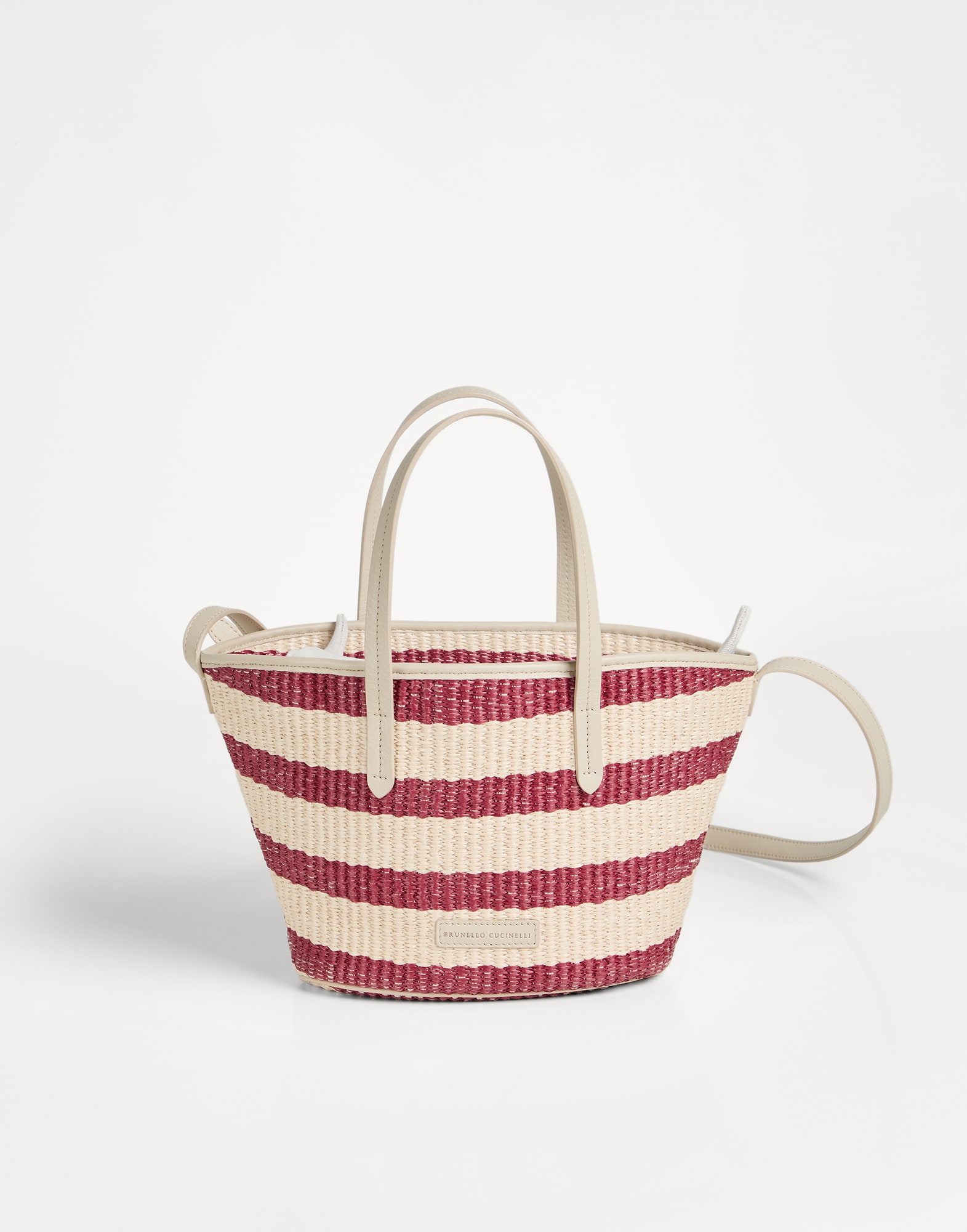 Borsa in rafia Rosso Bambina - Brunello Cucinelli
