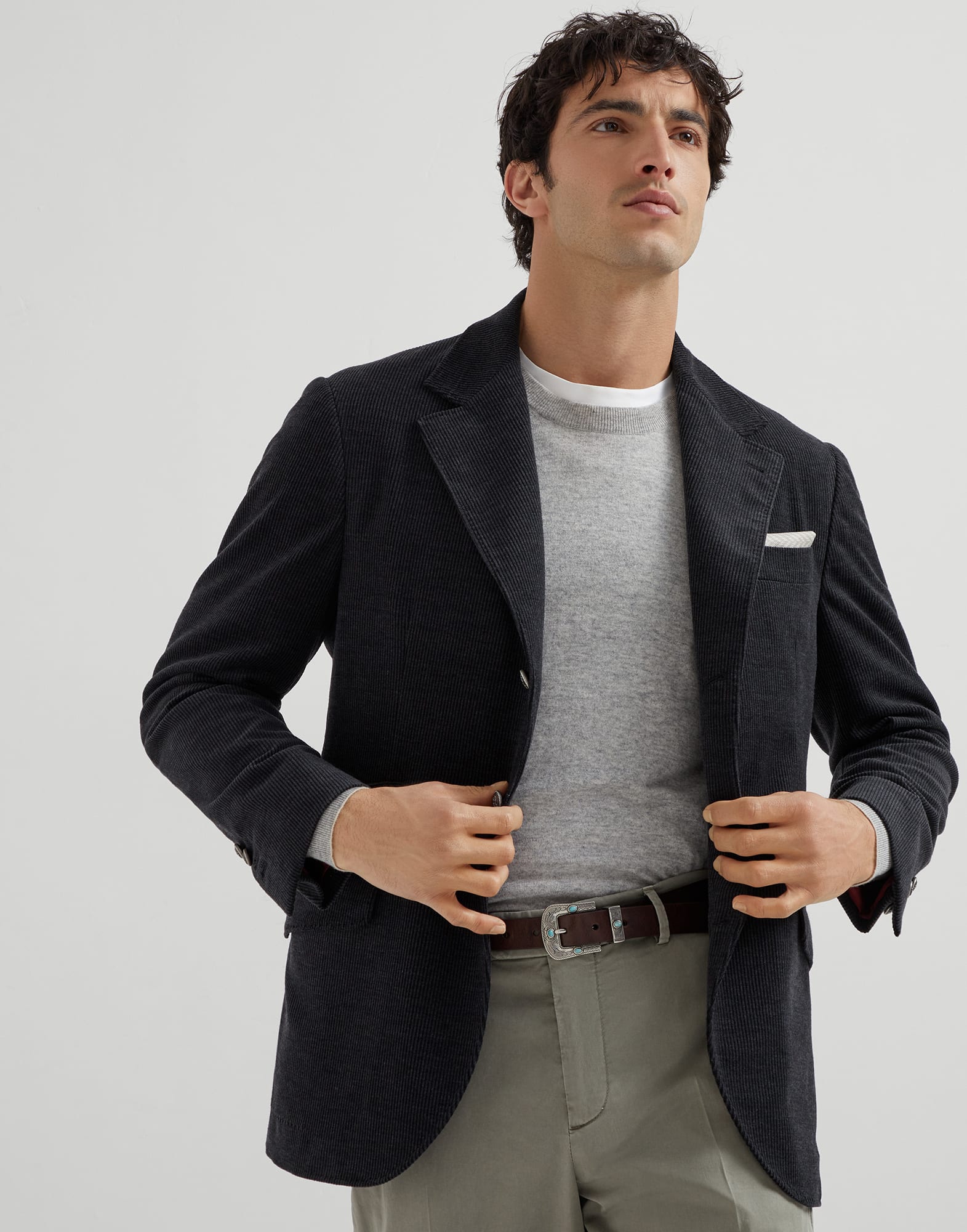 Cashmere sweater Pebble Man - Brunello Cucinelli