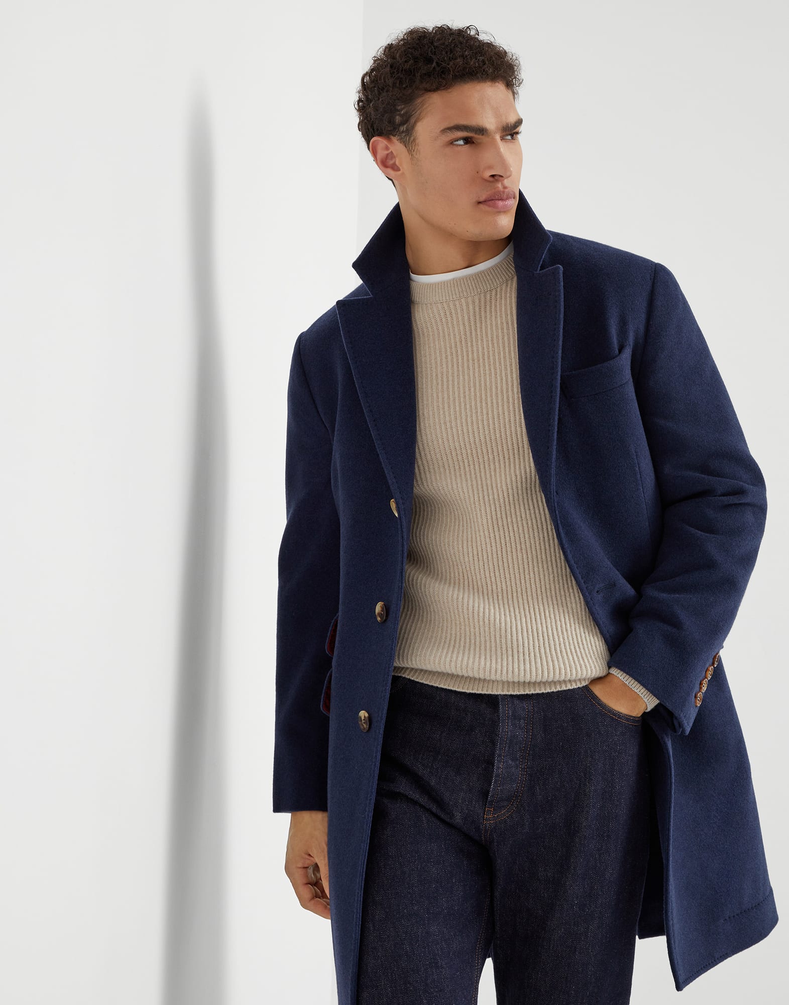 Cashmere sweater Sand Man - Brunello Cucinelli