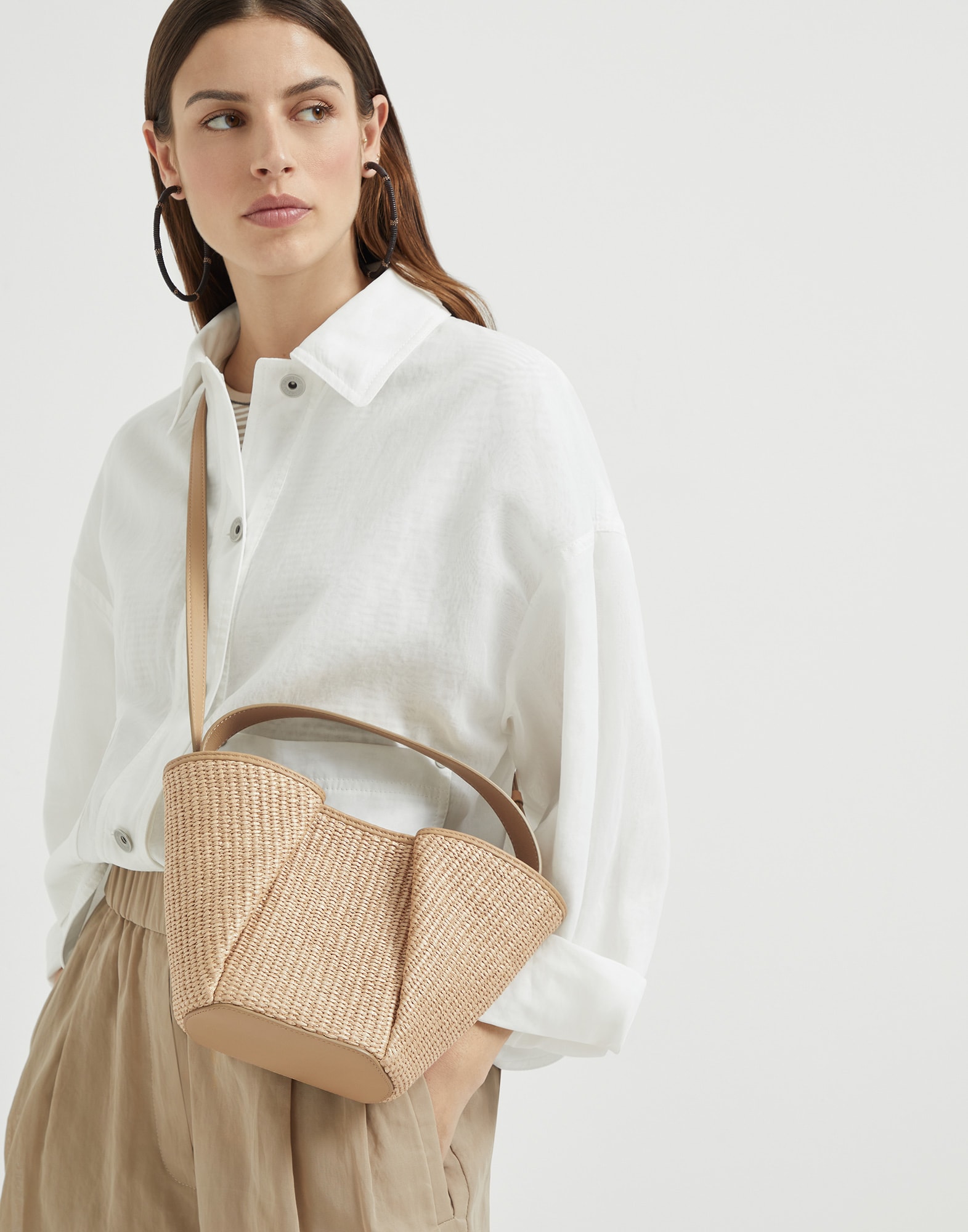 Borsa Shopping Marina Corda Donna - Brunello Cucinelli