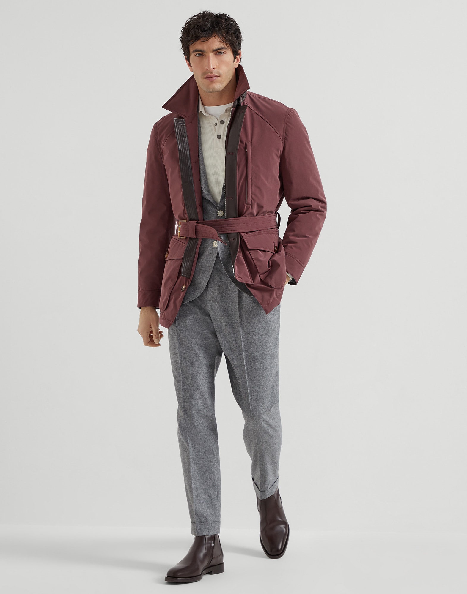 Polo-Style Sweater - Full look - View Full Screen