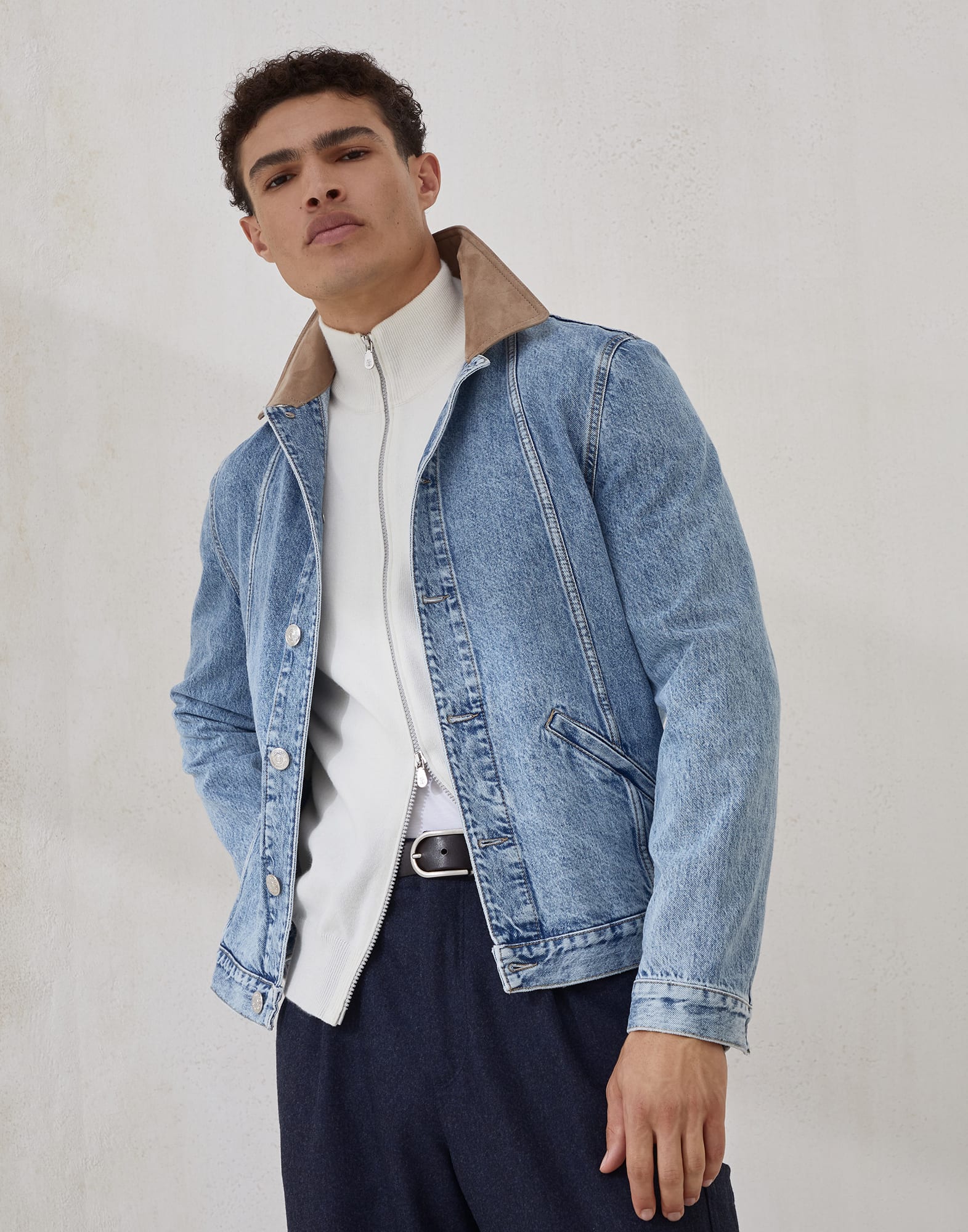 Zip-front Cardigan - Editorial view - View Full Screen