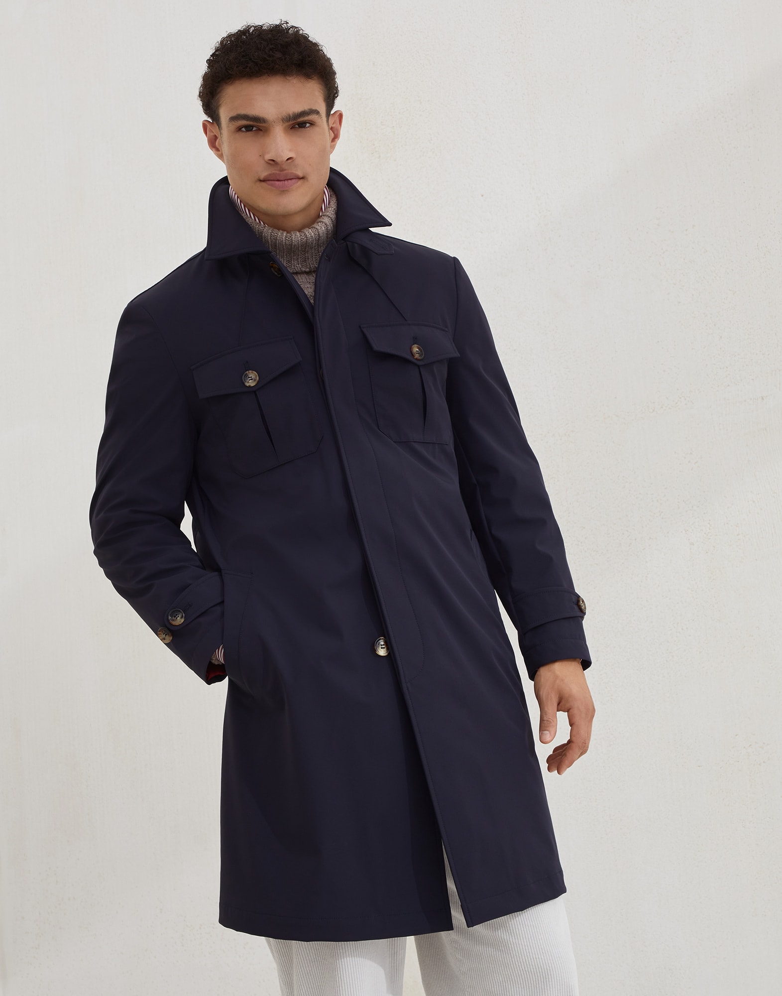 ルダンゴト ネイビーブルー メンズ - Brunello Cucinelli