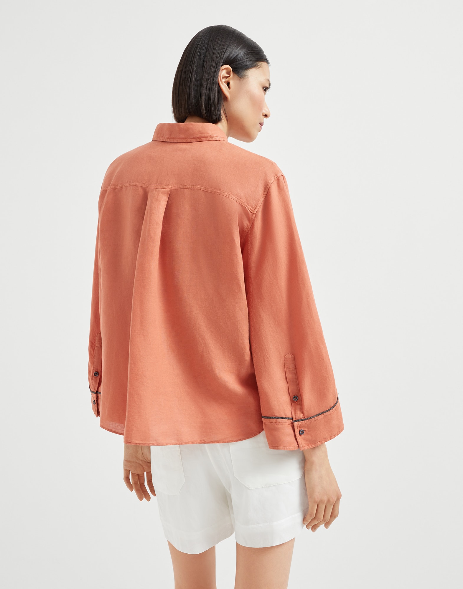 Linen Shirt - Back view - View Full Screen