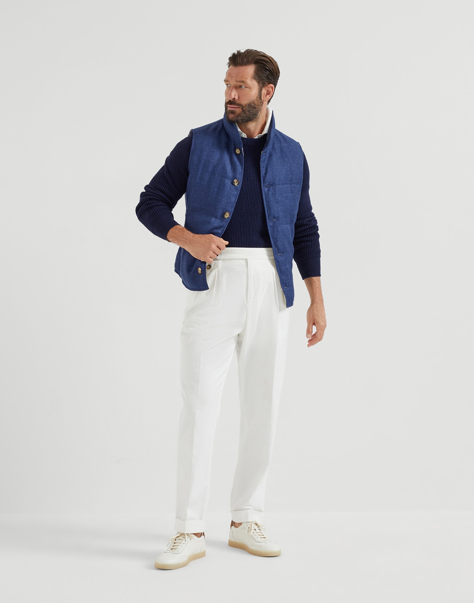 Piumino Senza Maniche - Vista look completo - Visualizza a schermo intero