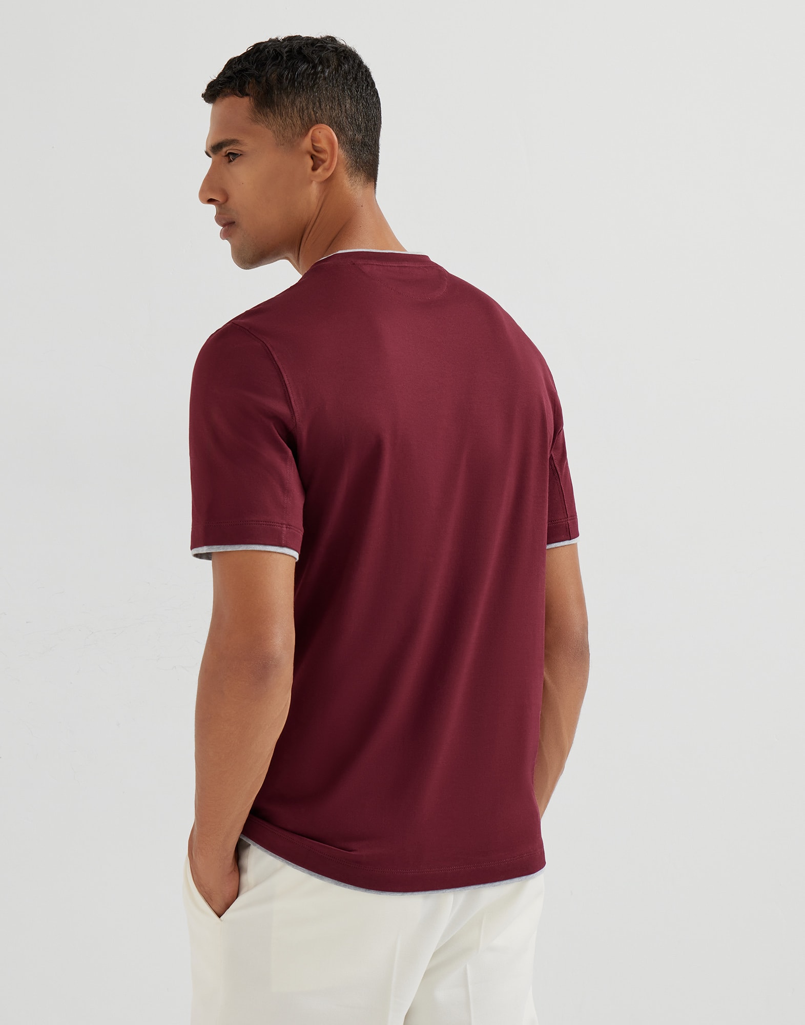 半袖Tシャツ - 後ろ - 全画面表示