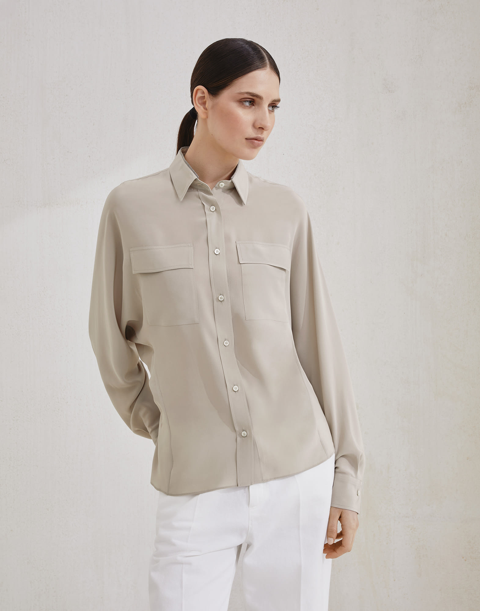 Silk Shirt - Front view - View Full Screen