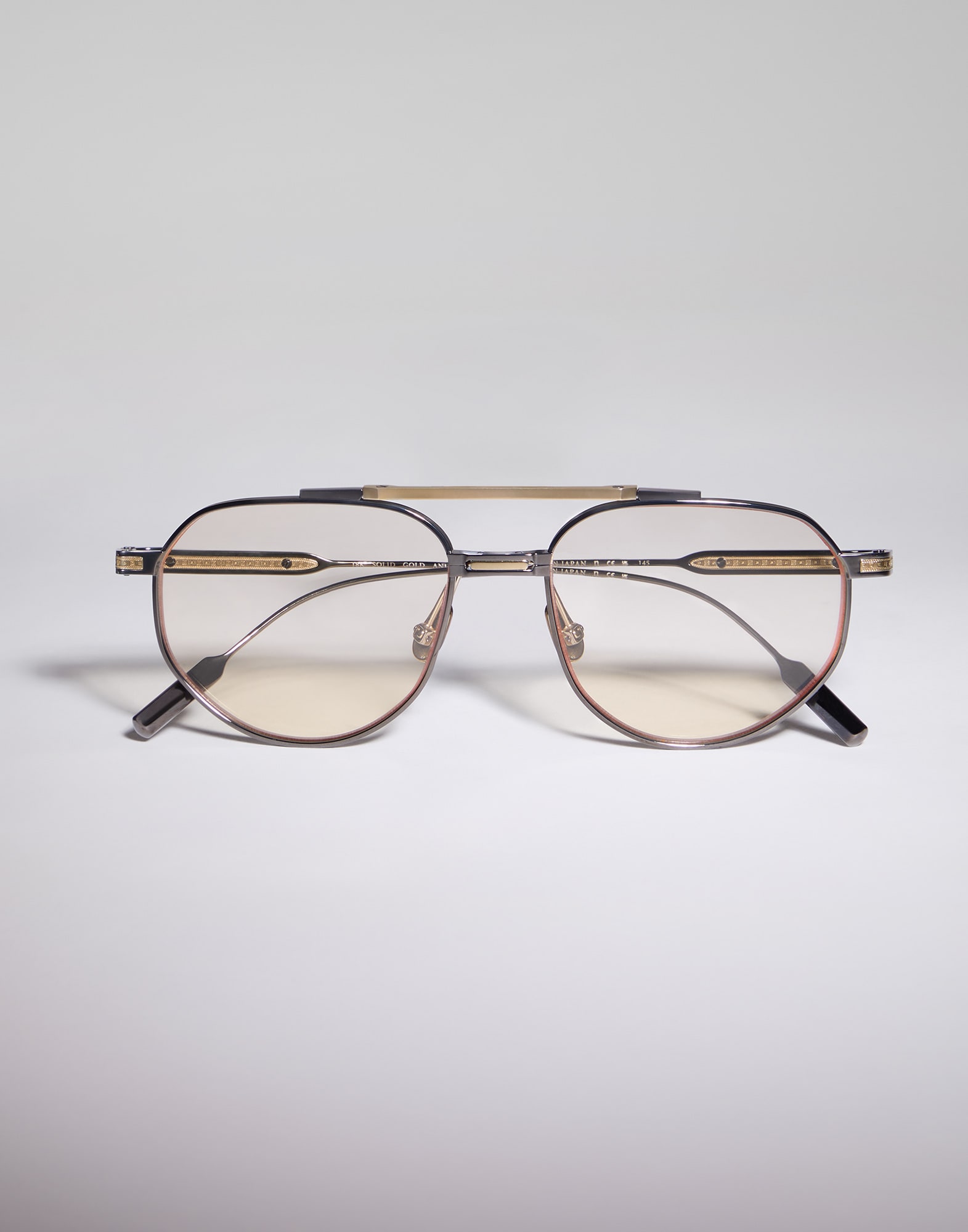 Goldcraft 1978 frame with gold Matte Grey / Gold Eyewear - Brunello Cucinelli