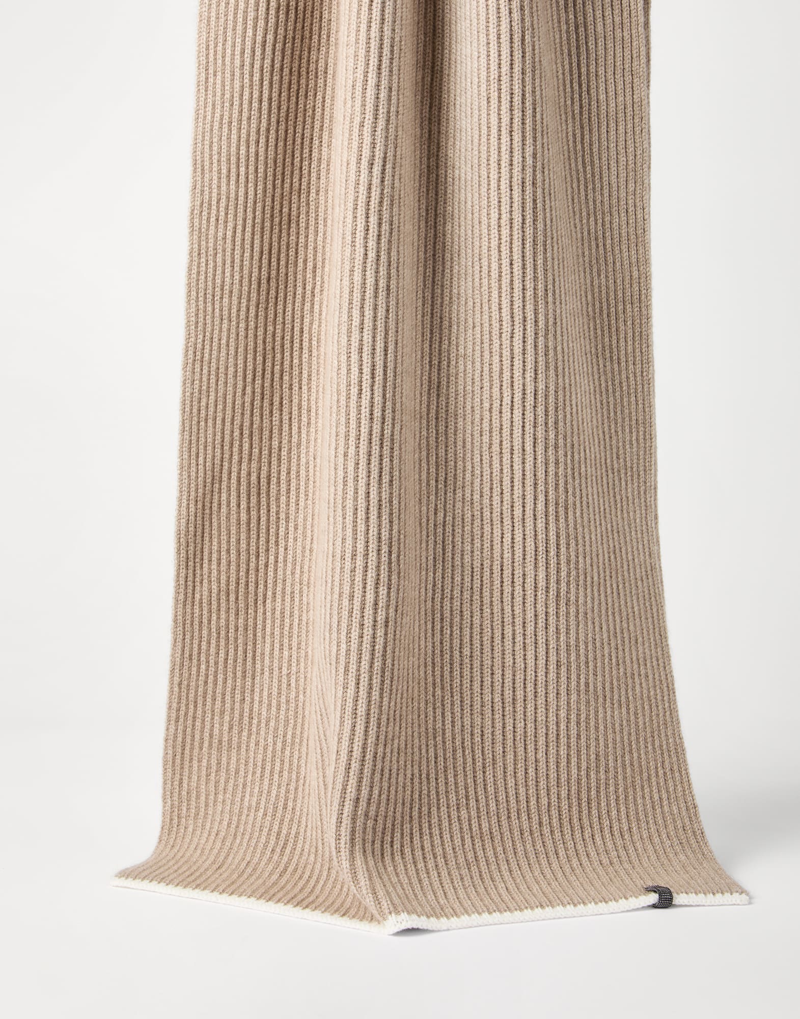 Knit scarf Light Brown Woman - Brunello Cucinelli