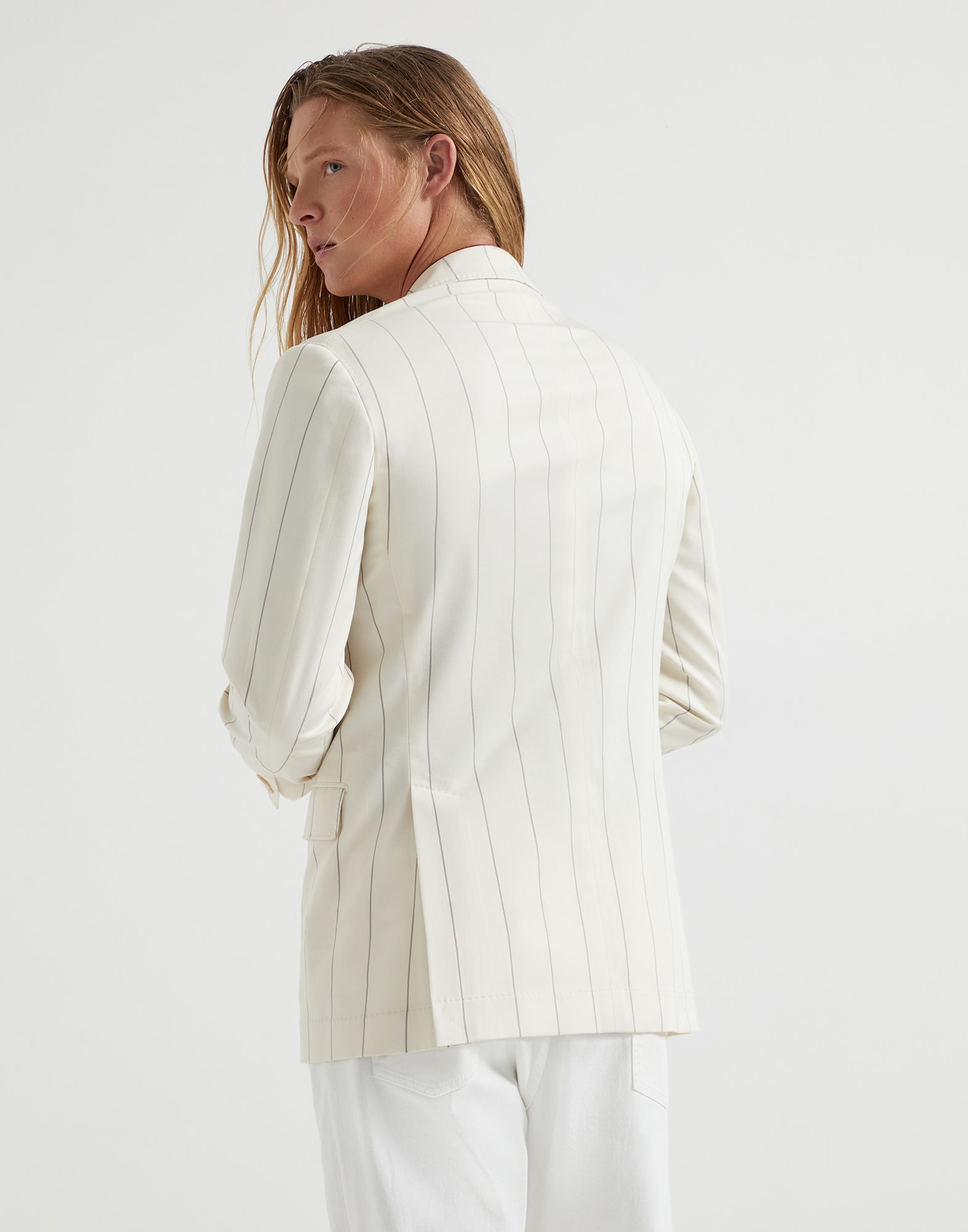 One-and-a-Half-Breasted Blazer - Back view - View Full Screen