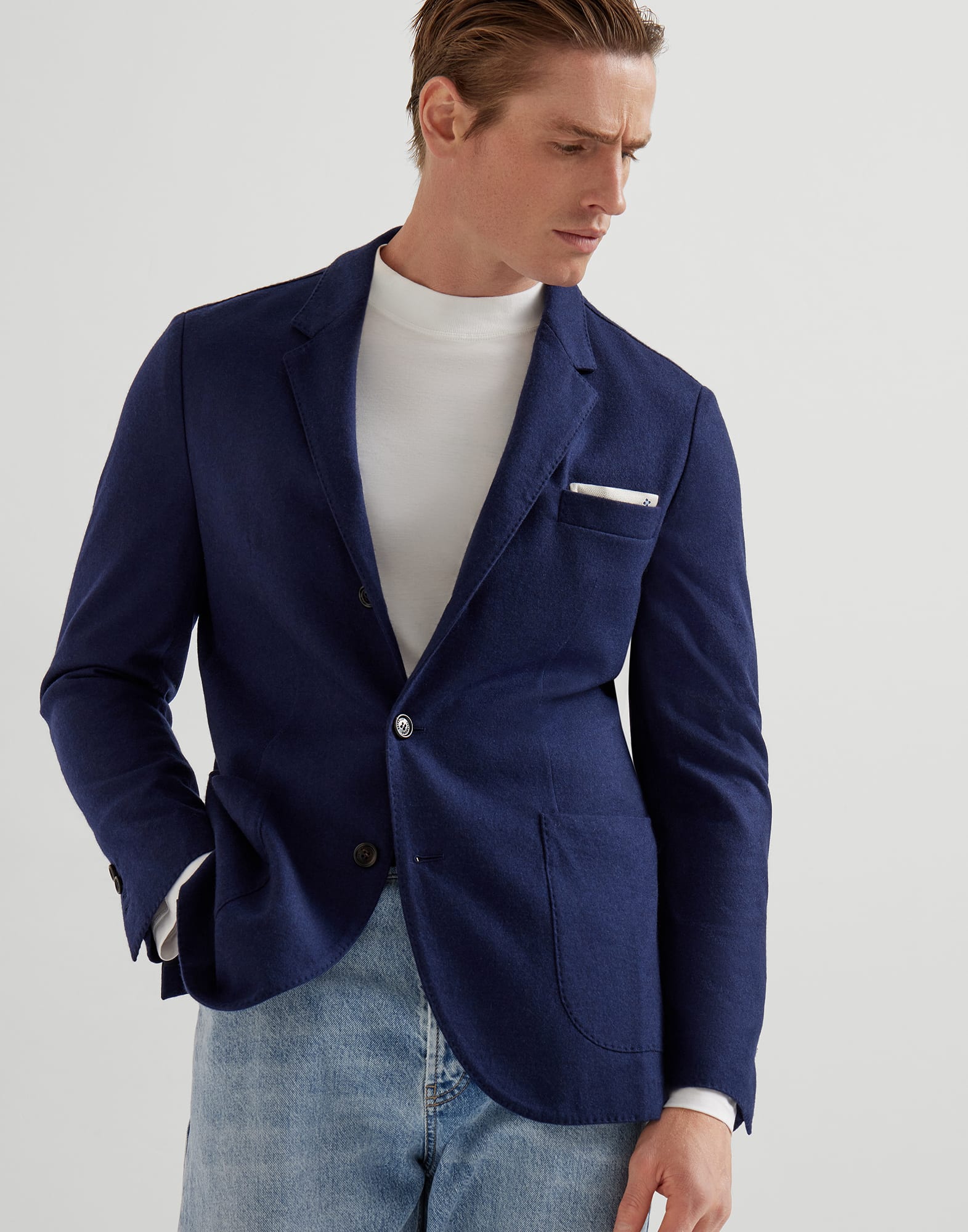 Single Breasted Blazer - Front view - View Full Screen