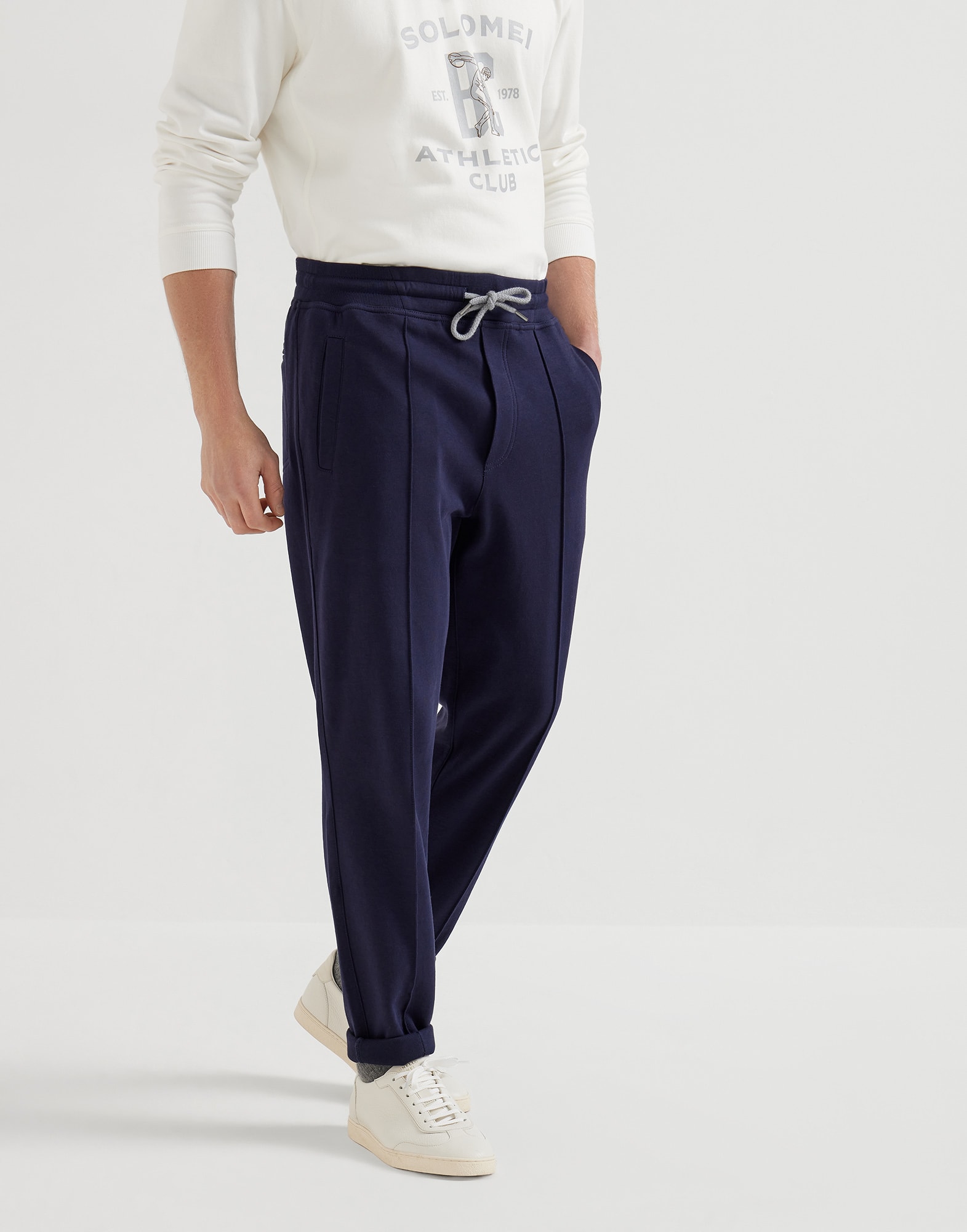 スウェットトラウザーズ コバルト メンズ - Brunello Cucinelli
