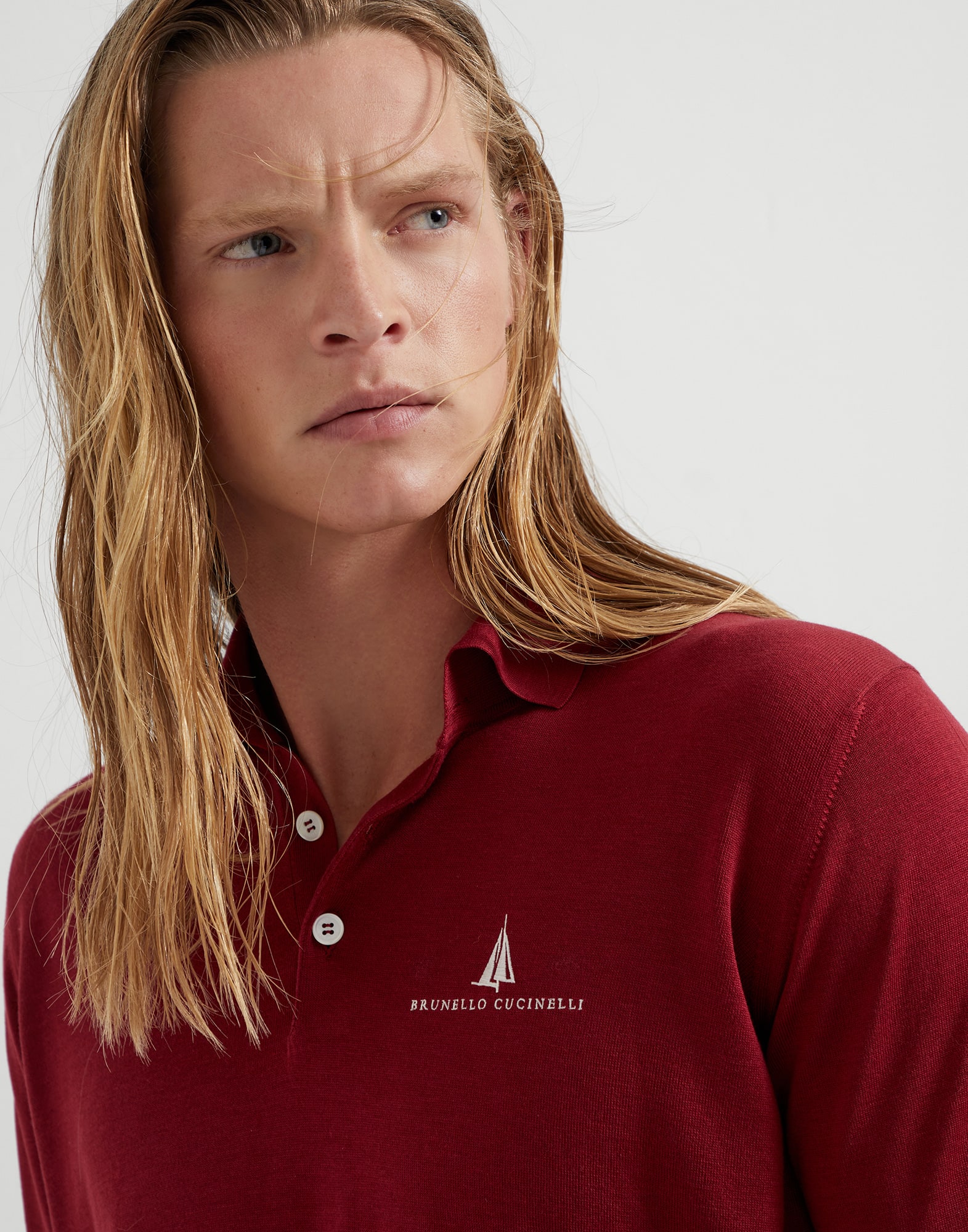Polo-Style Sweater - Detail view - View Full Screen
