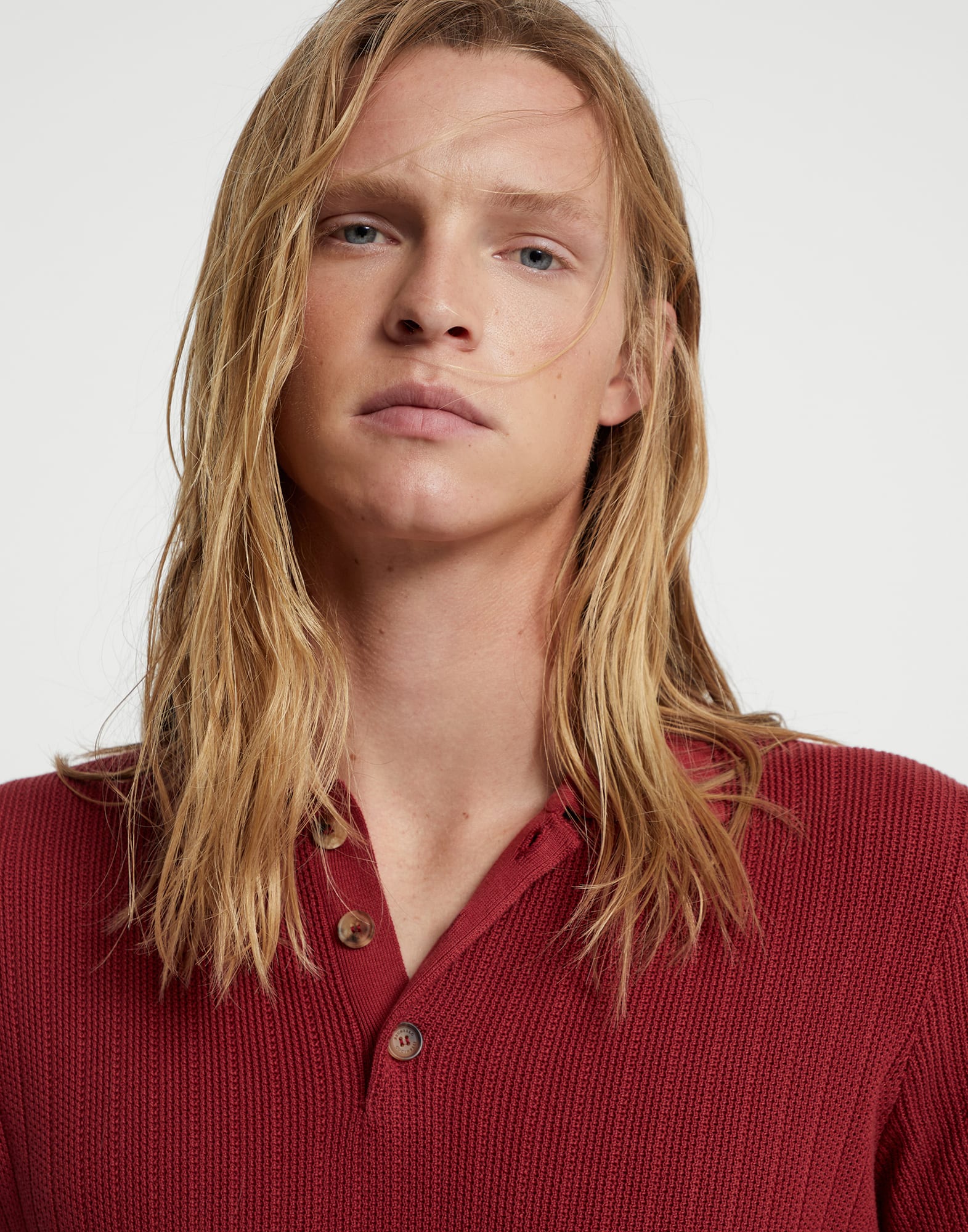 Polo-Style Sweater - Detail view - View Full Screen
