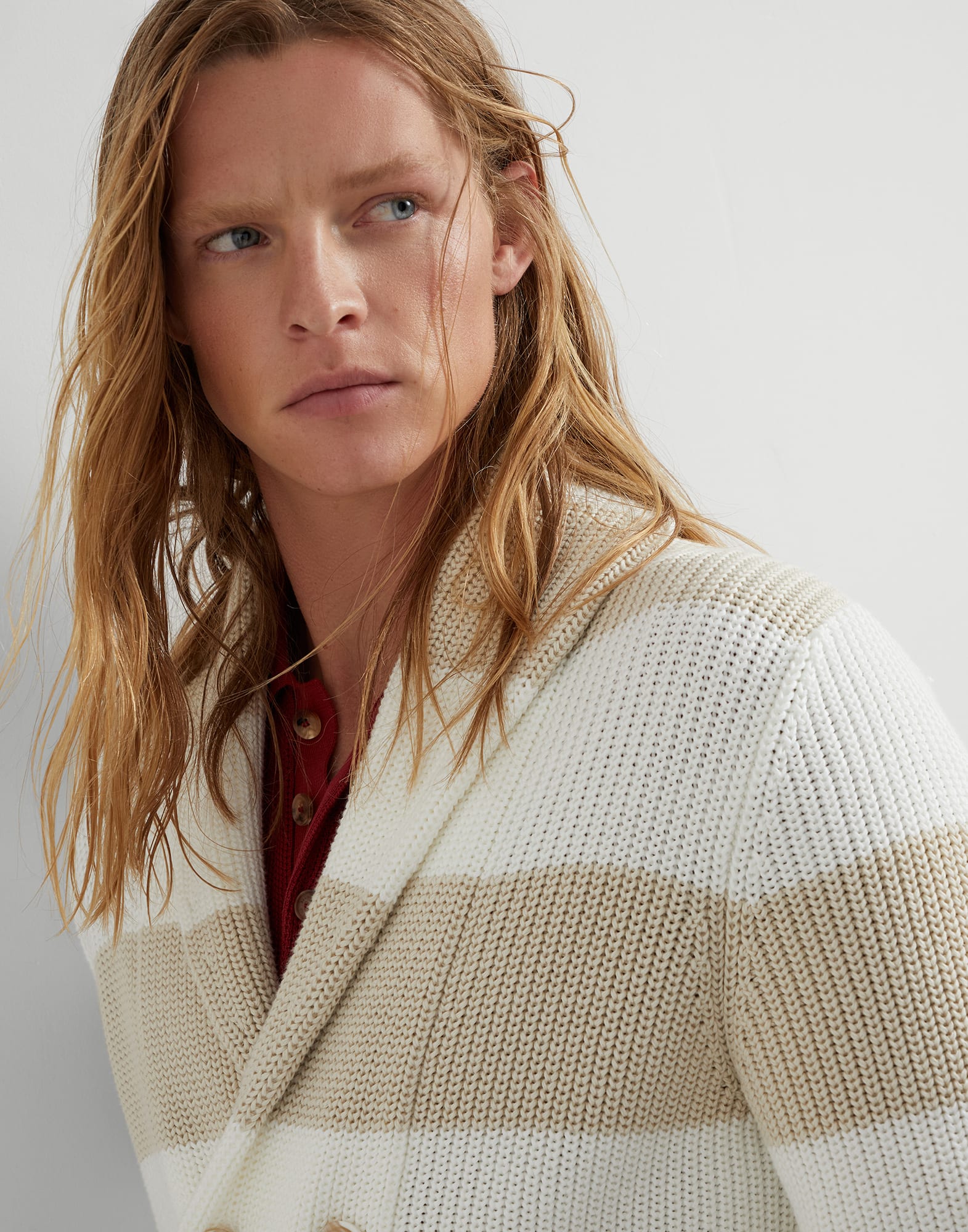Button-front Cardigan - Detail view - View Full Screen