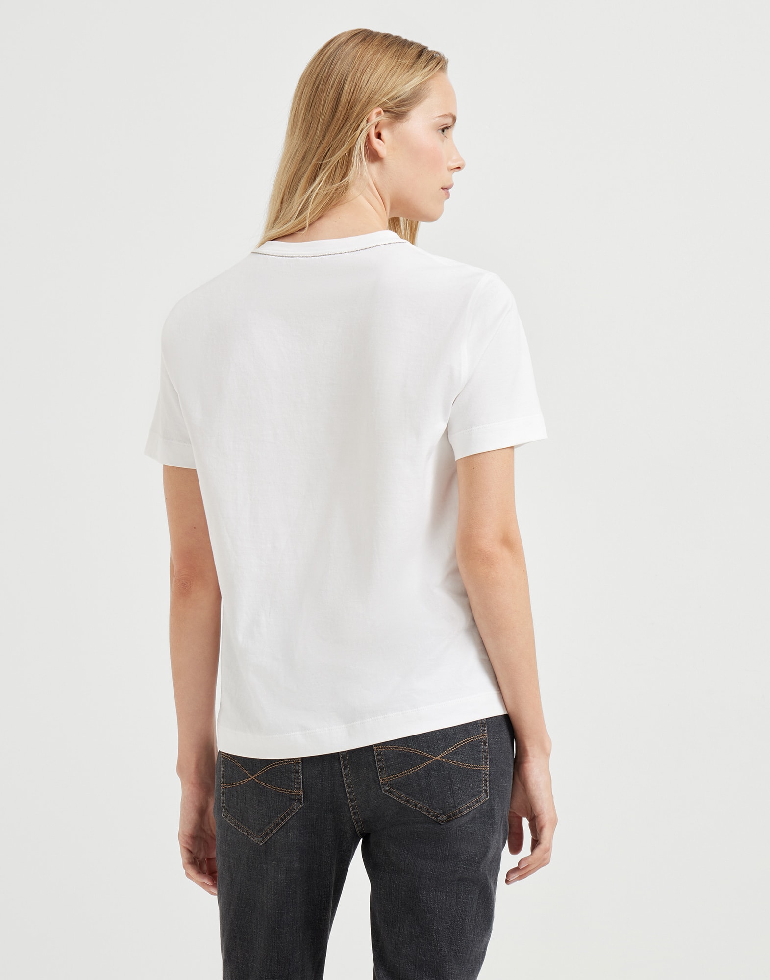 半袖Tシャツ - 後ろ - 全画面表示