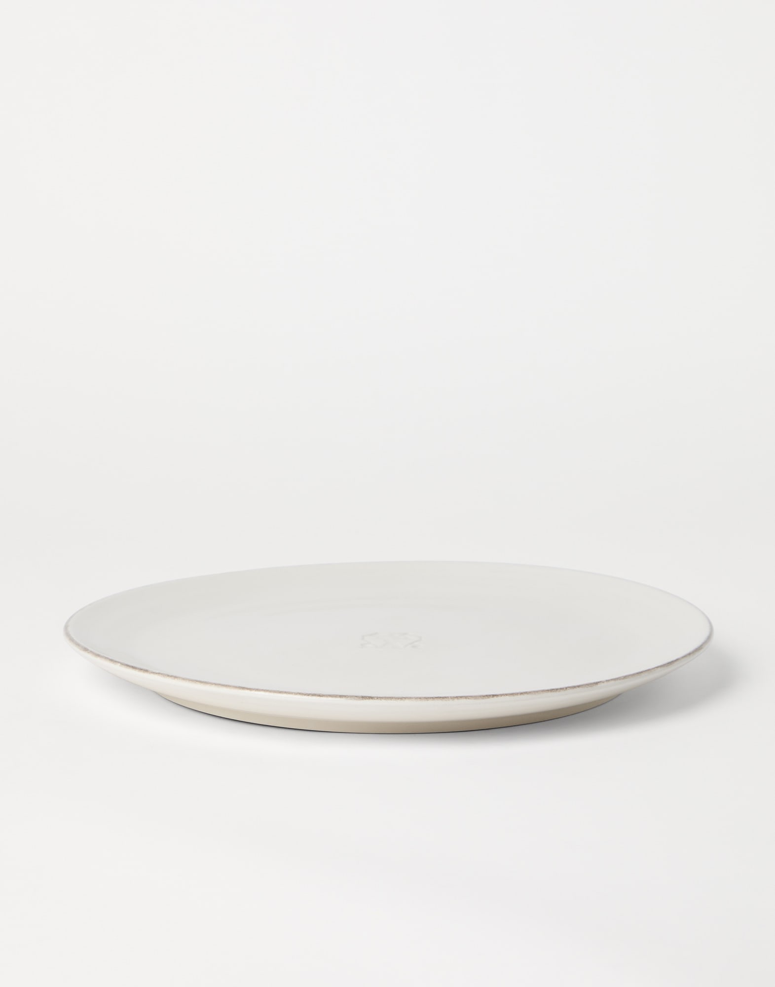 Ceramic charger plate Milk Lifestyle - Brunello Cucinelli