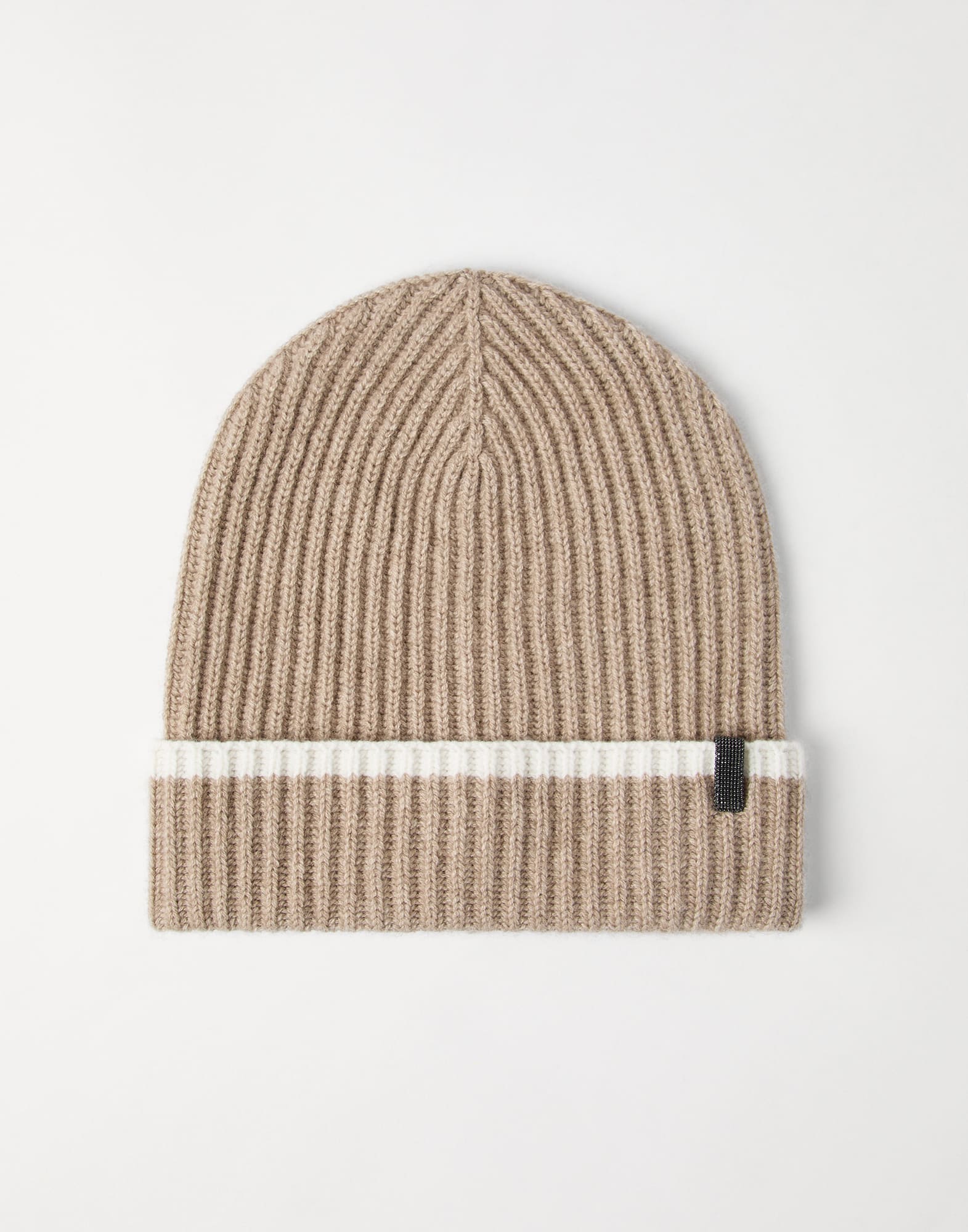 Knit beanie Light Brown Woman - Brunello Cucinelli