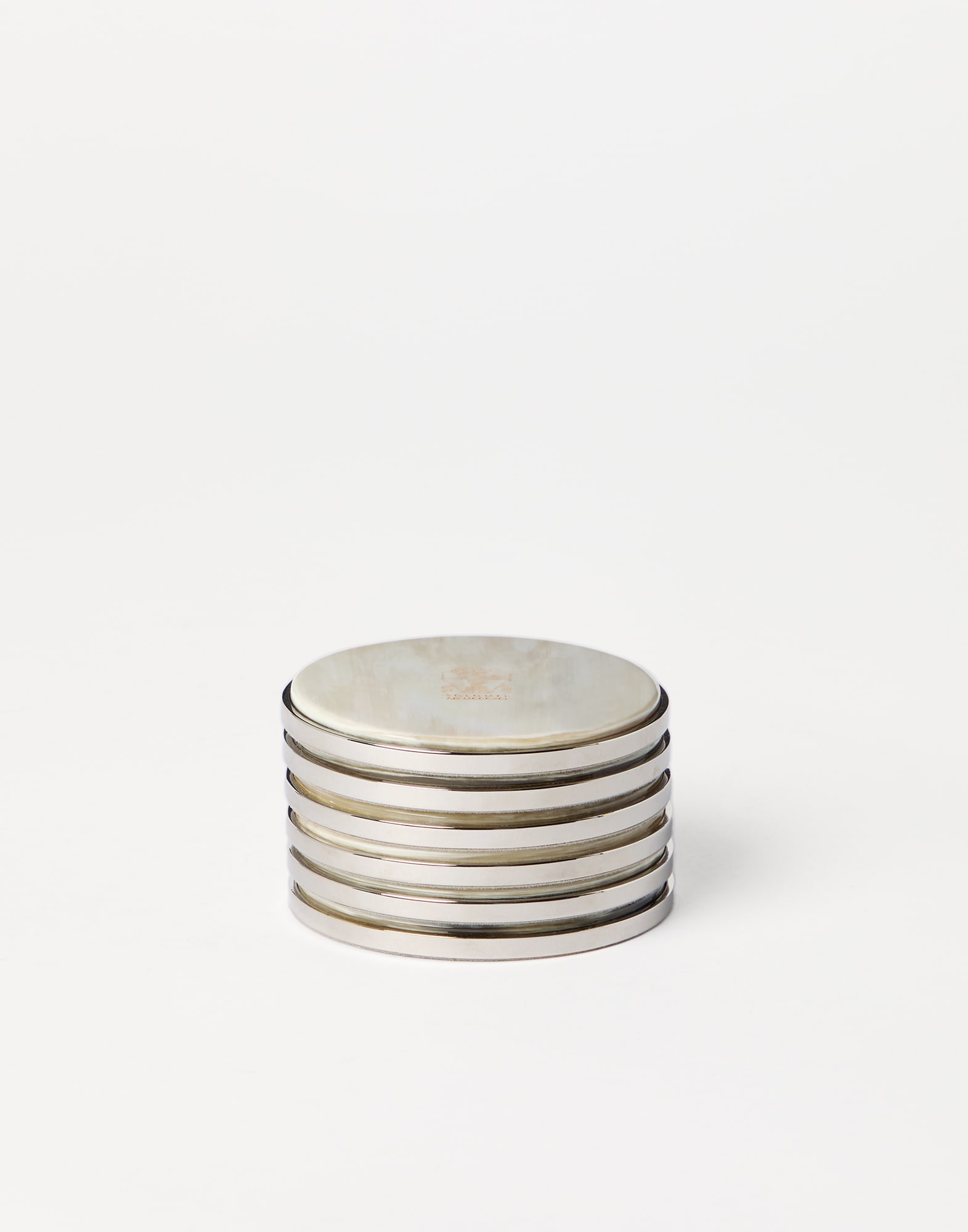 Coaster set Natural Horn Lifestyle - Brunello Cucinelli