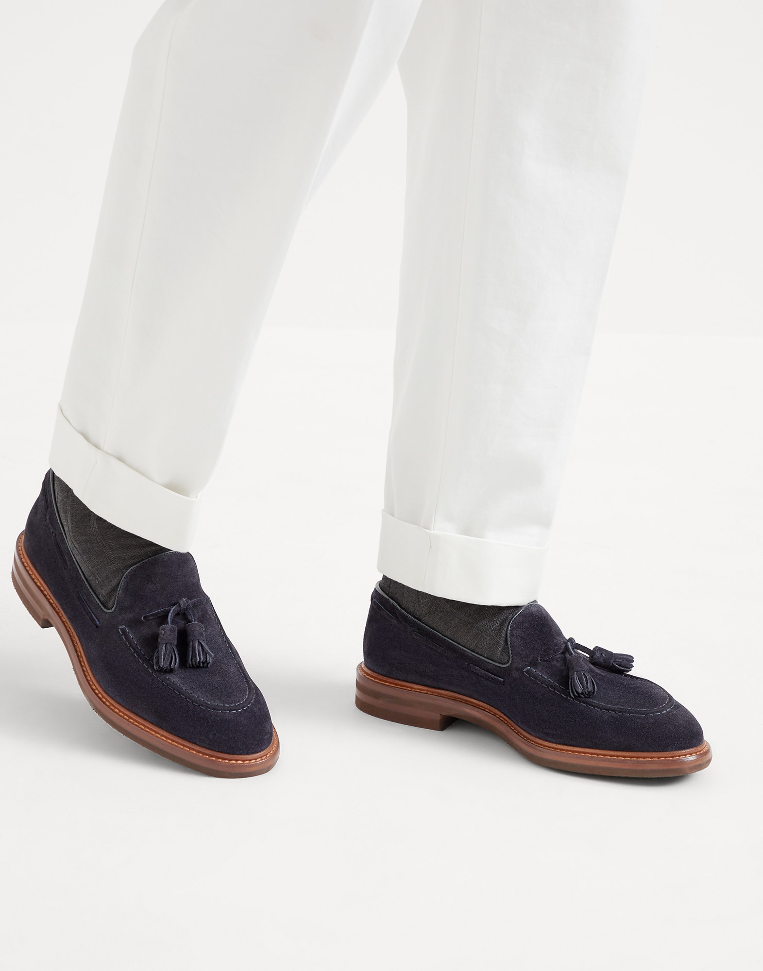 Suede loafers Night Man - Brunello Cucinelli