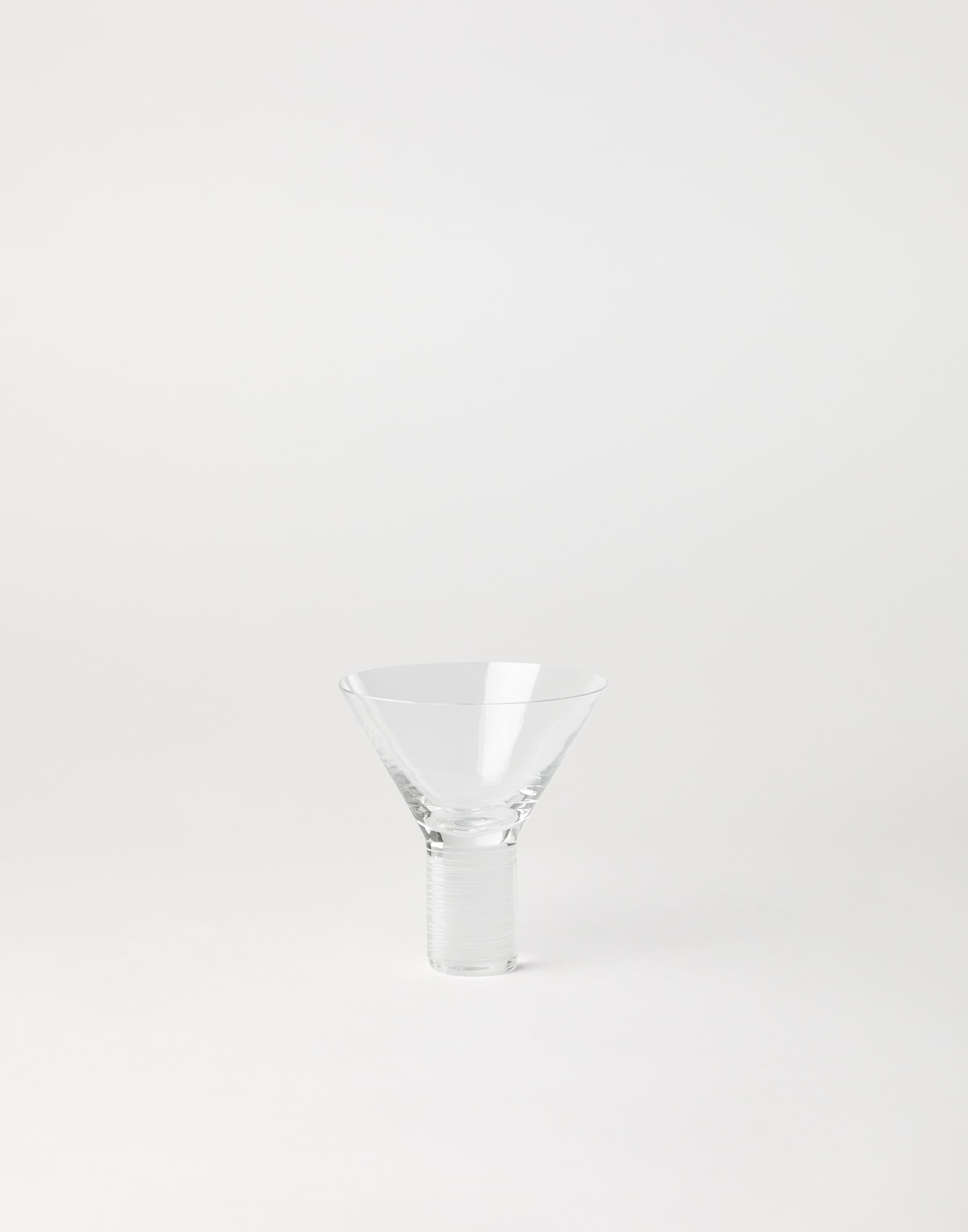 Copa Martini en cristal de Murano Transparente Lifestyle - Brunello Cucinelli